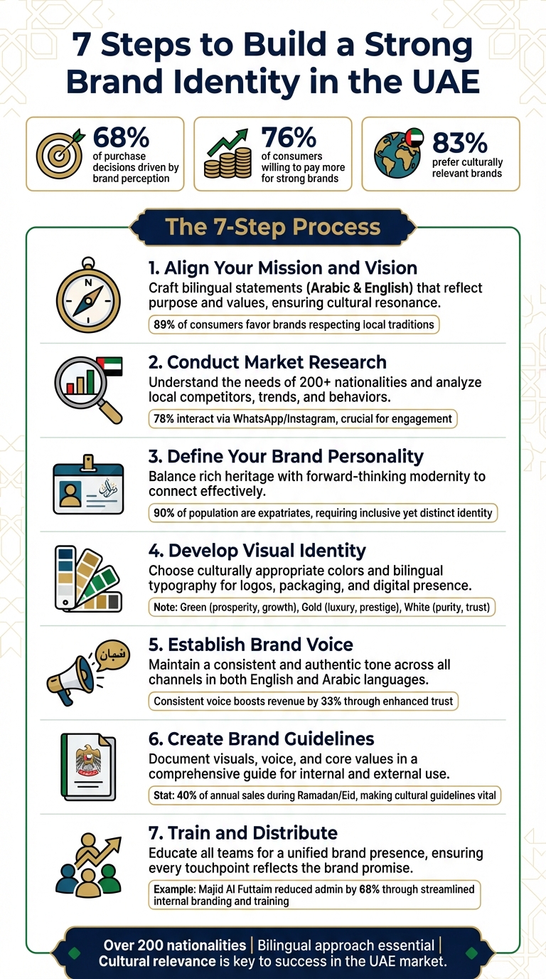 7 Steps to Build a Strong Brand Identity in the UAE