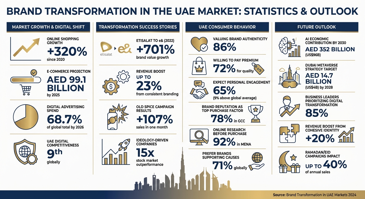 UAE Brand Transformation Statistics and Impact Metrics 2024-2030