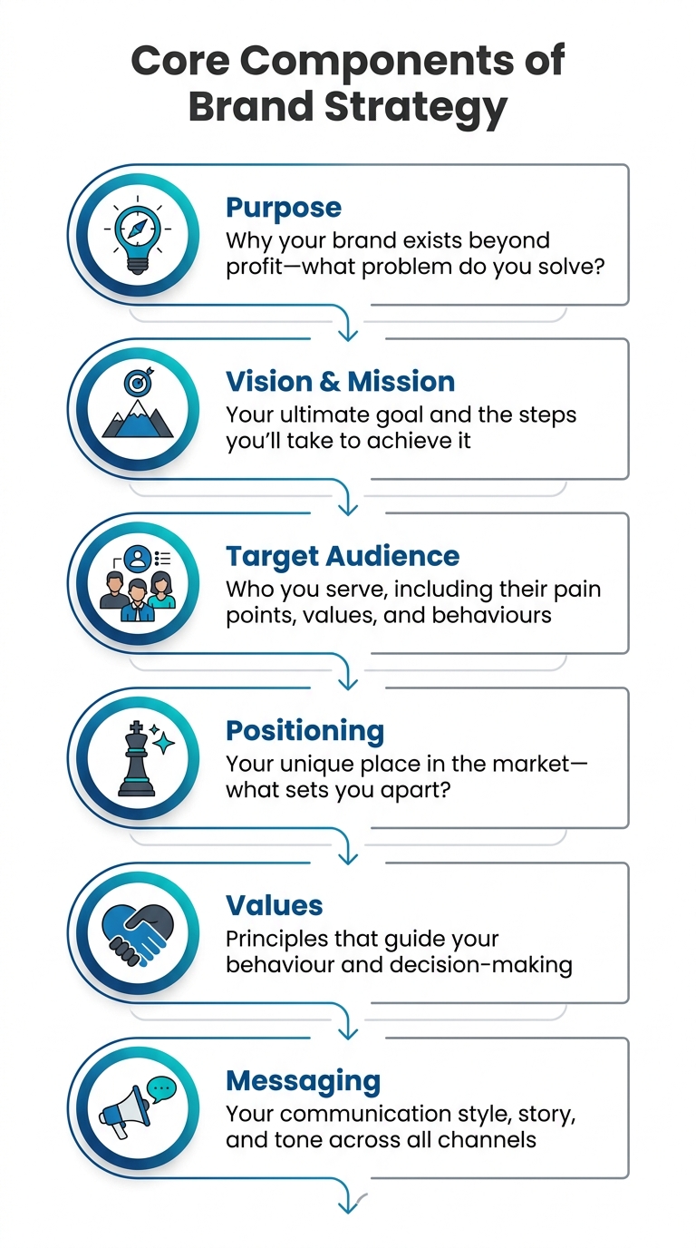 6 Core Components of Brand Strategy Framework