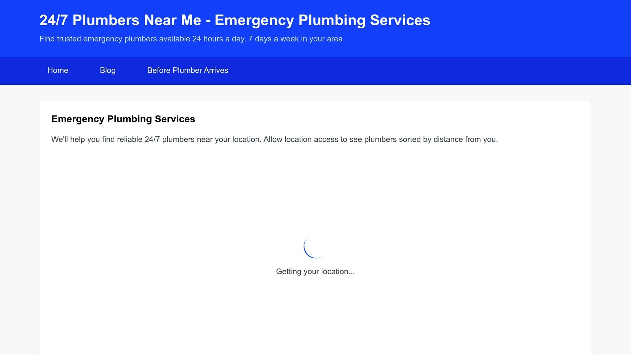24/7 Plumbers Near Me