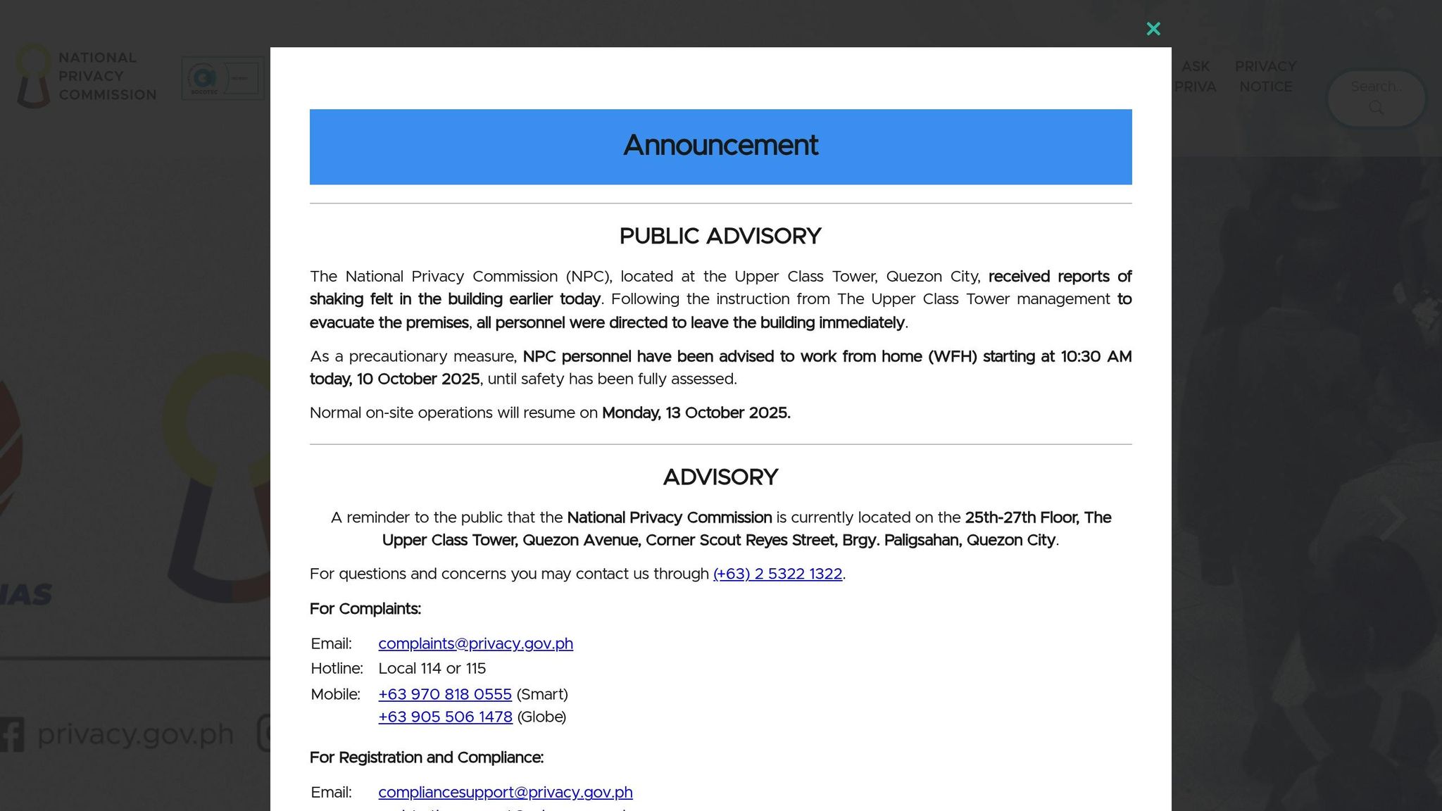 National Privacy Commission