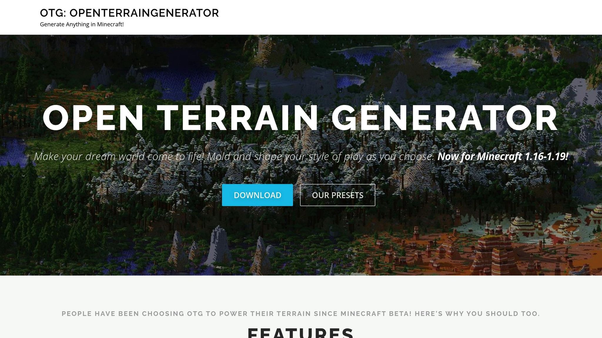 OpenTerrainGenerator