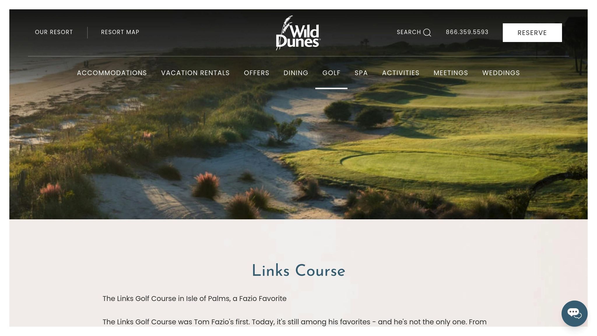 Wild Dunes Links Golf Course