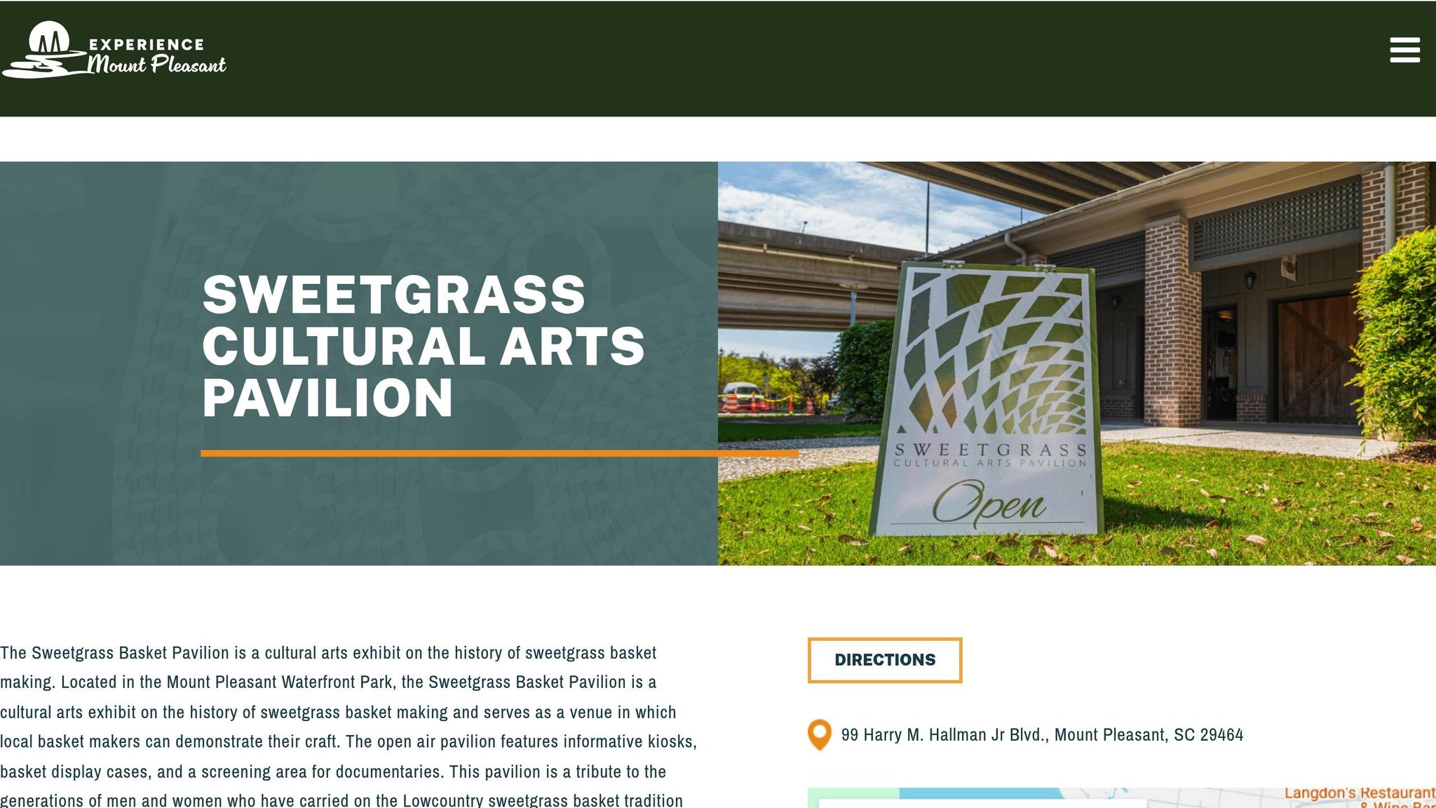 Sweetgrass Cultural Arts Pavilion