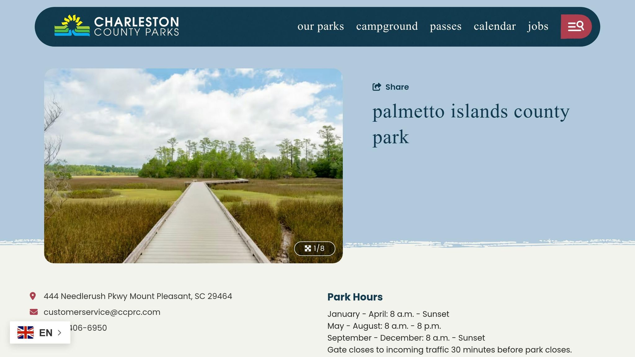 Palmetto Islands County Park