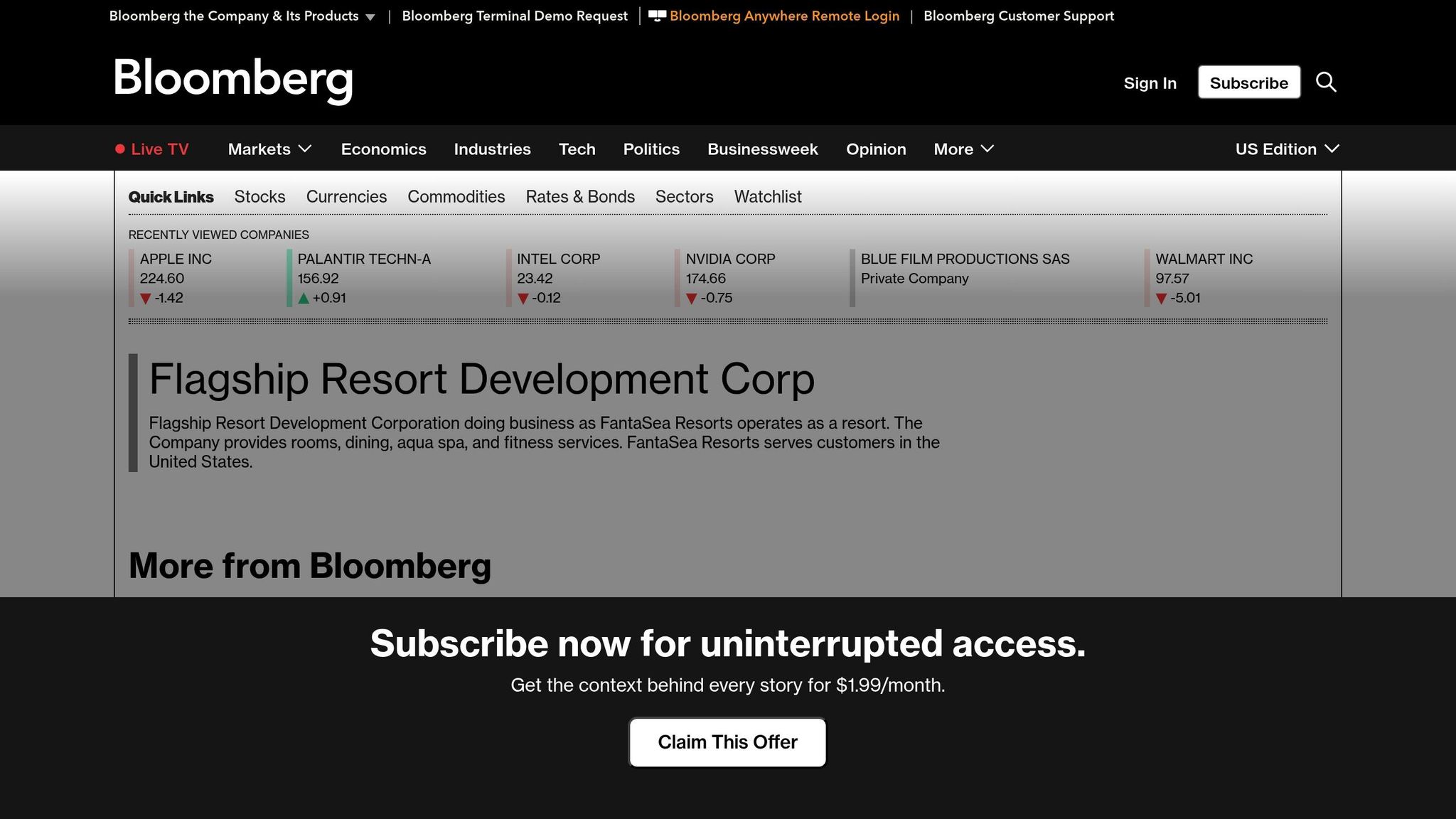 Flagship Resort Development