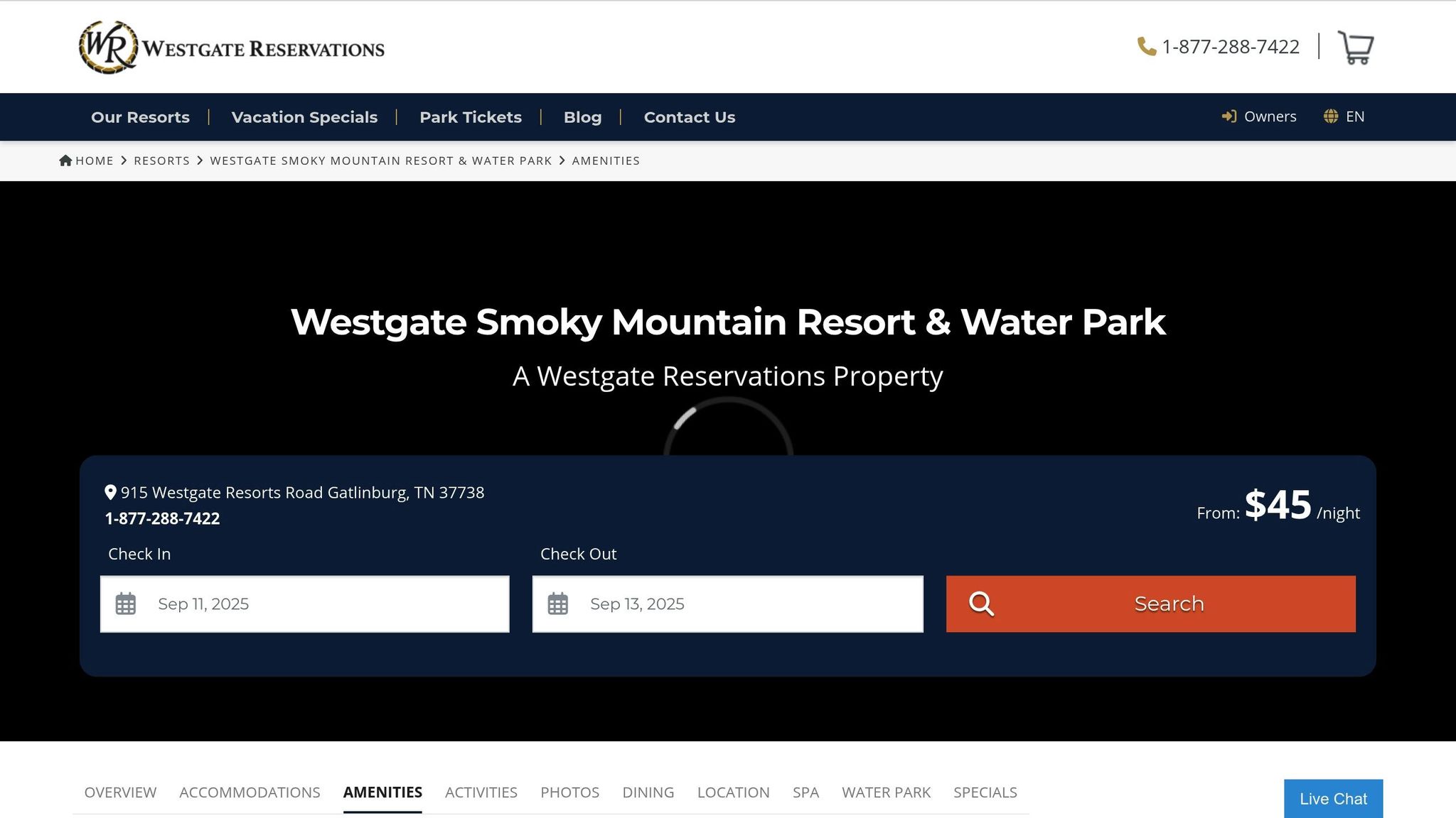 Westgate Smoky Mountain Resort