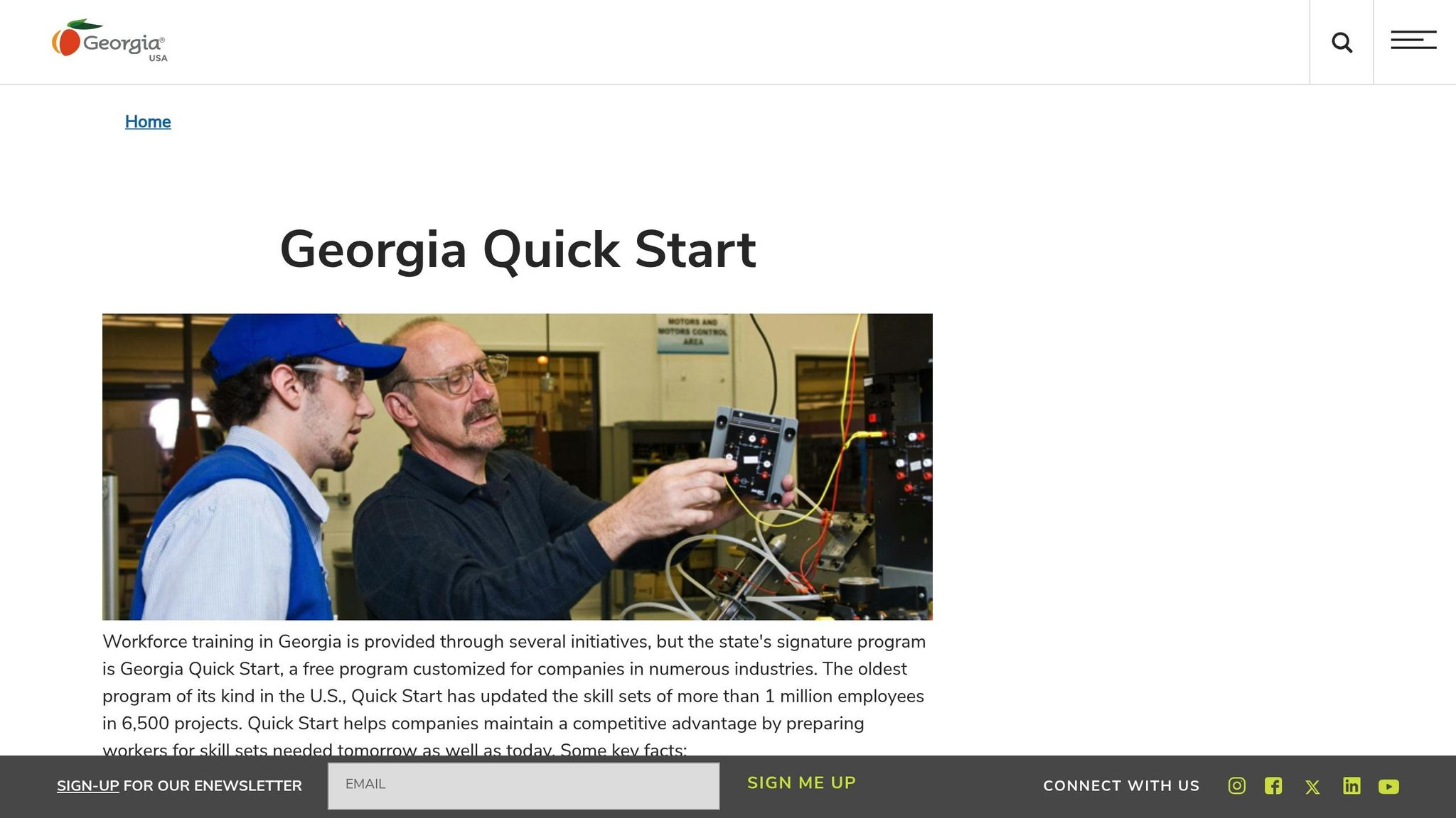 Georgia Quick Start