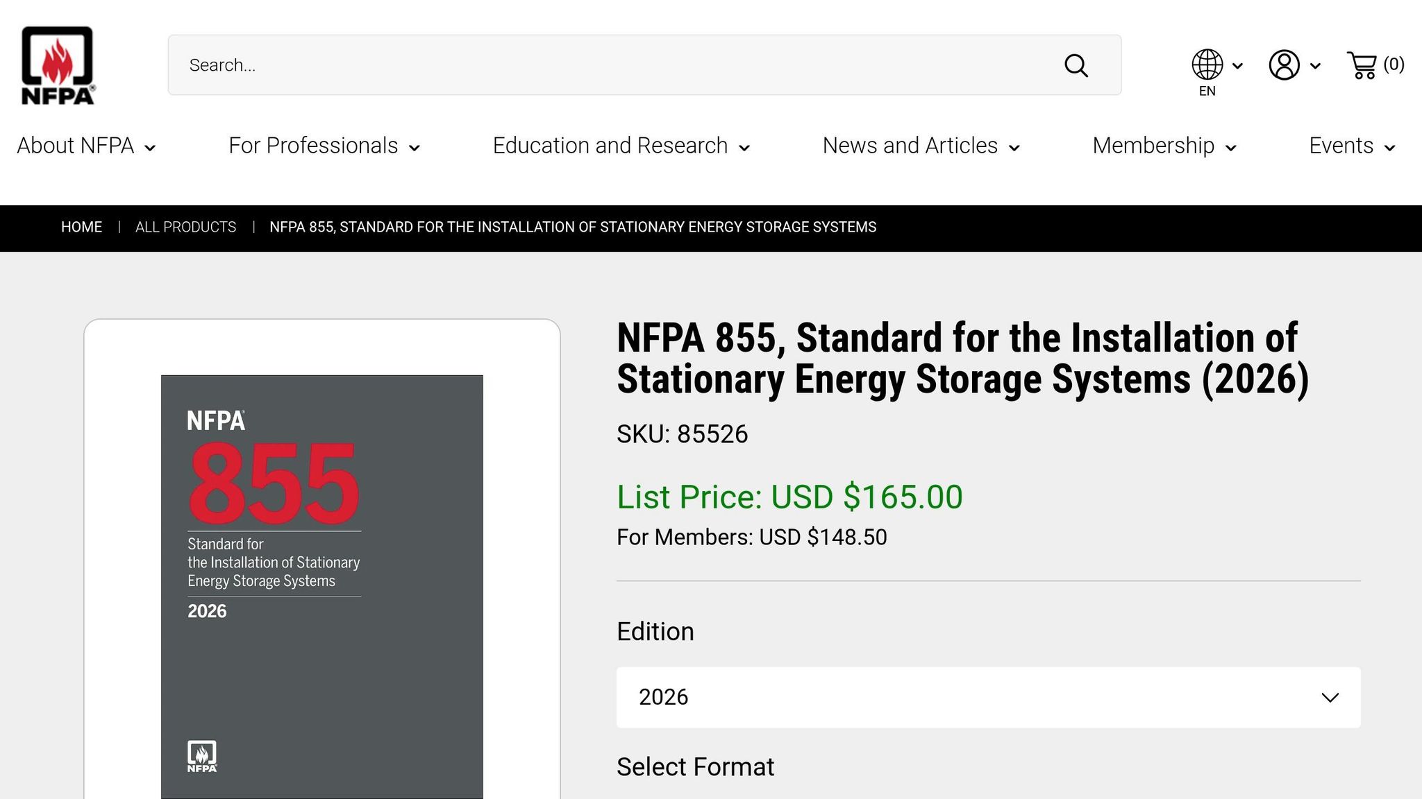 NFPA 855