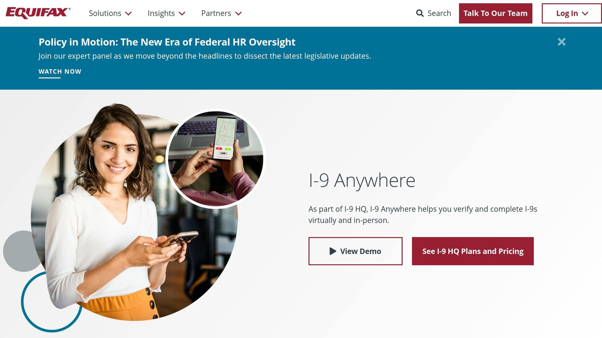 Equifax I-9 Anywhere