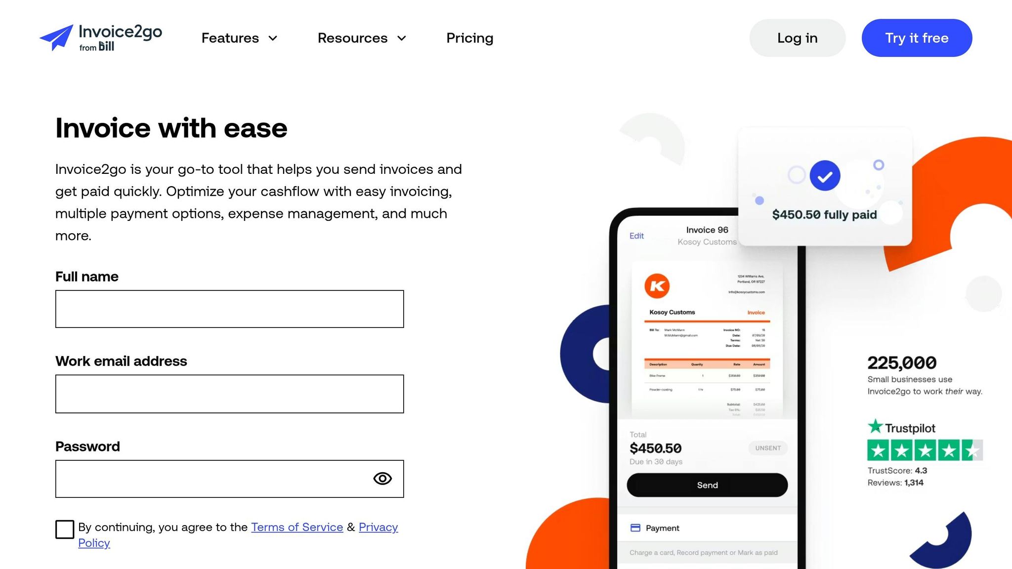 Invoice2go