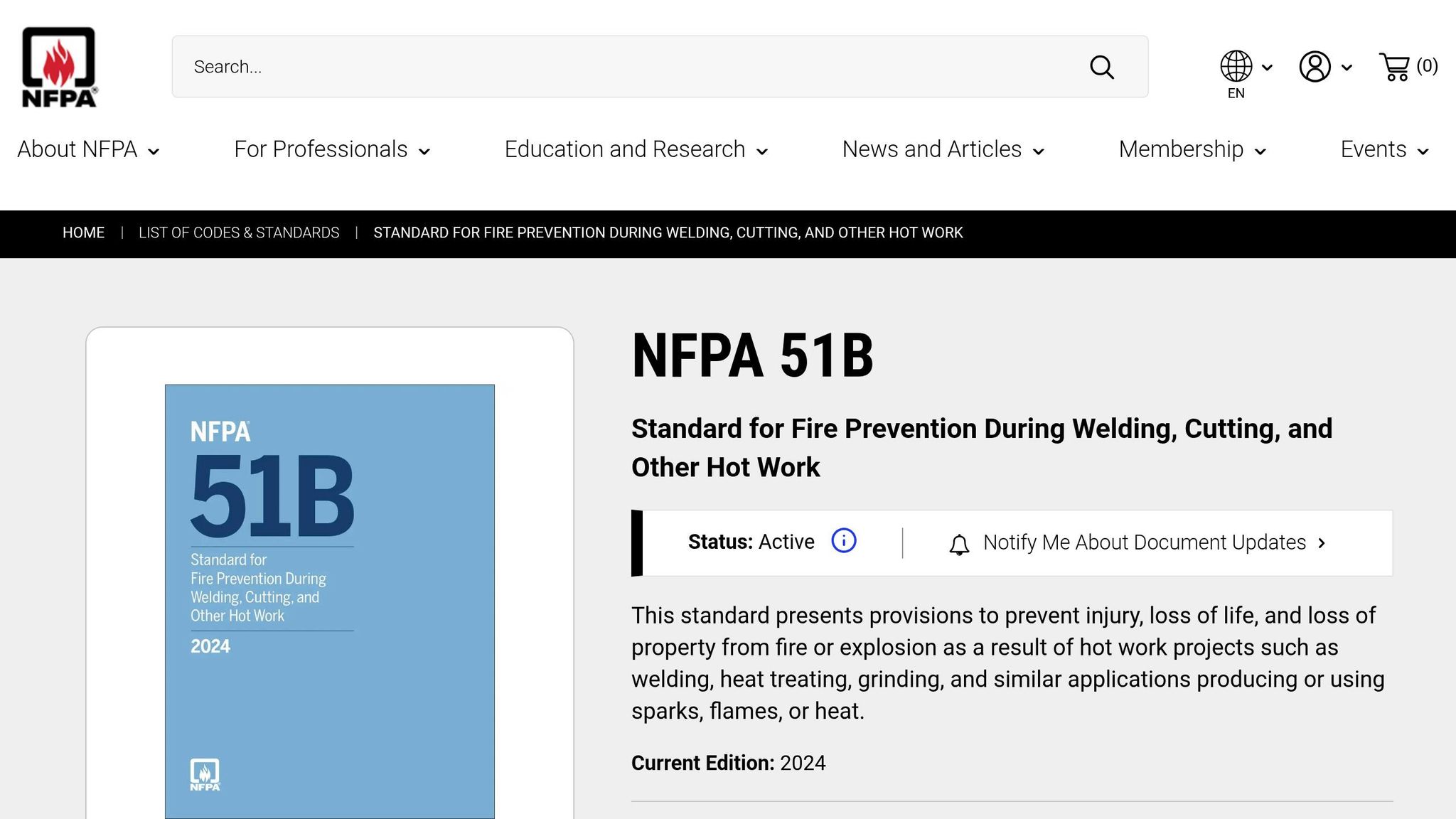 NFPA 51B
