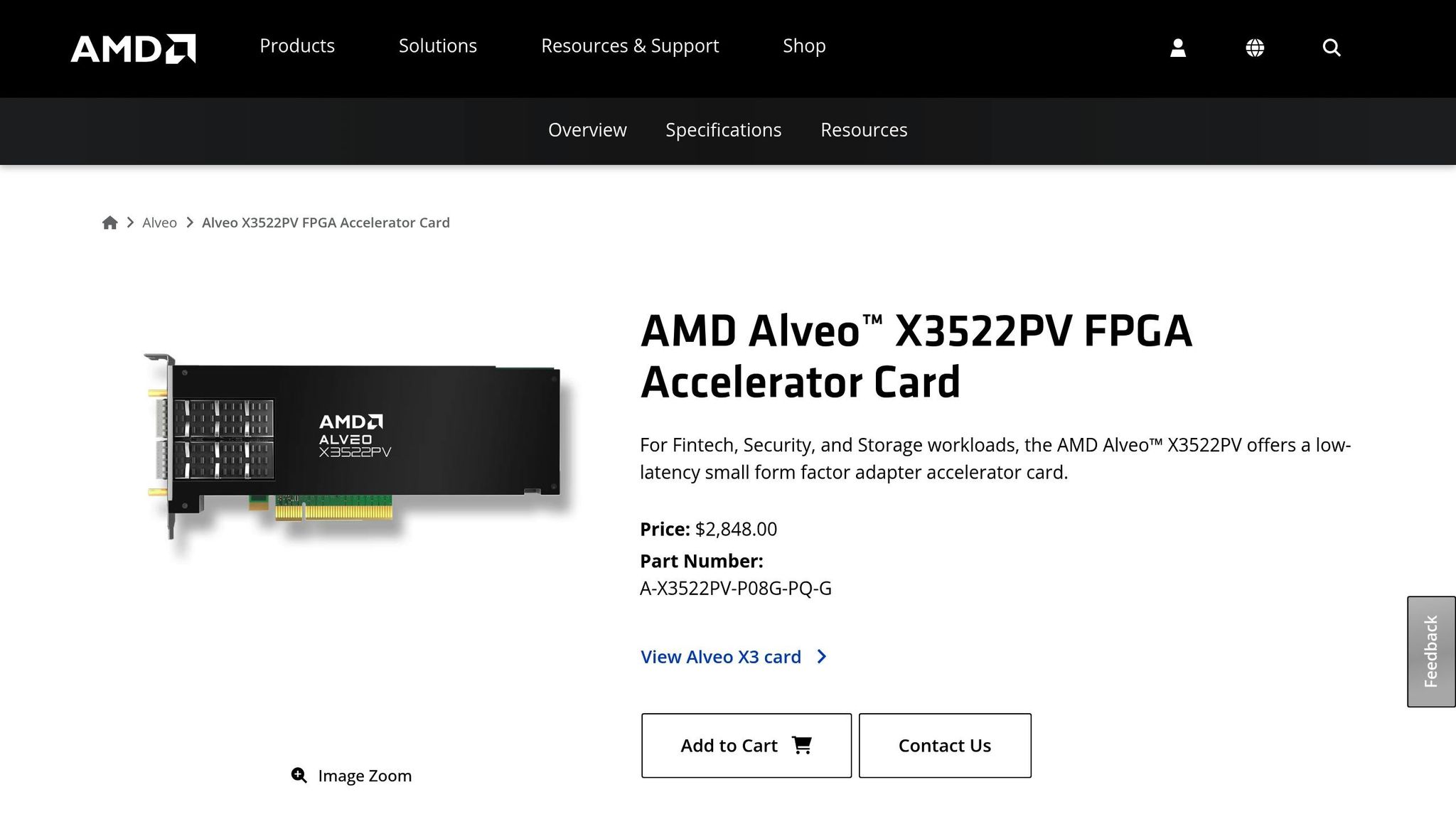 Alveo X3522PV