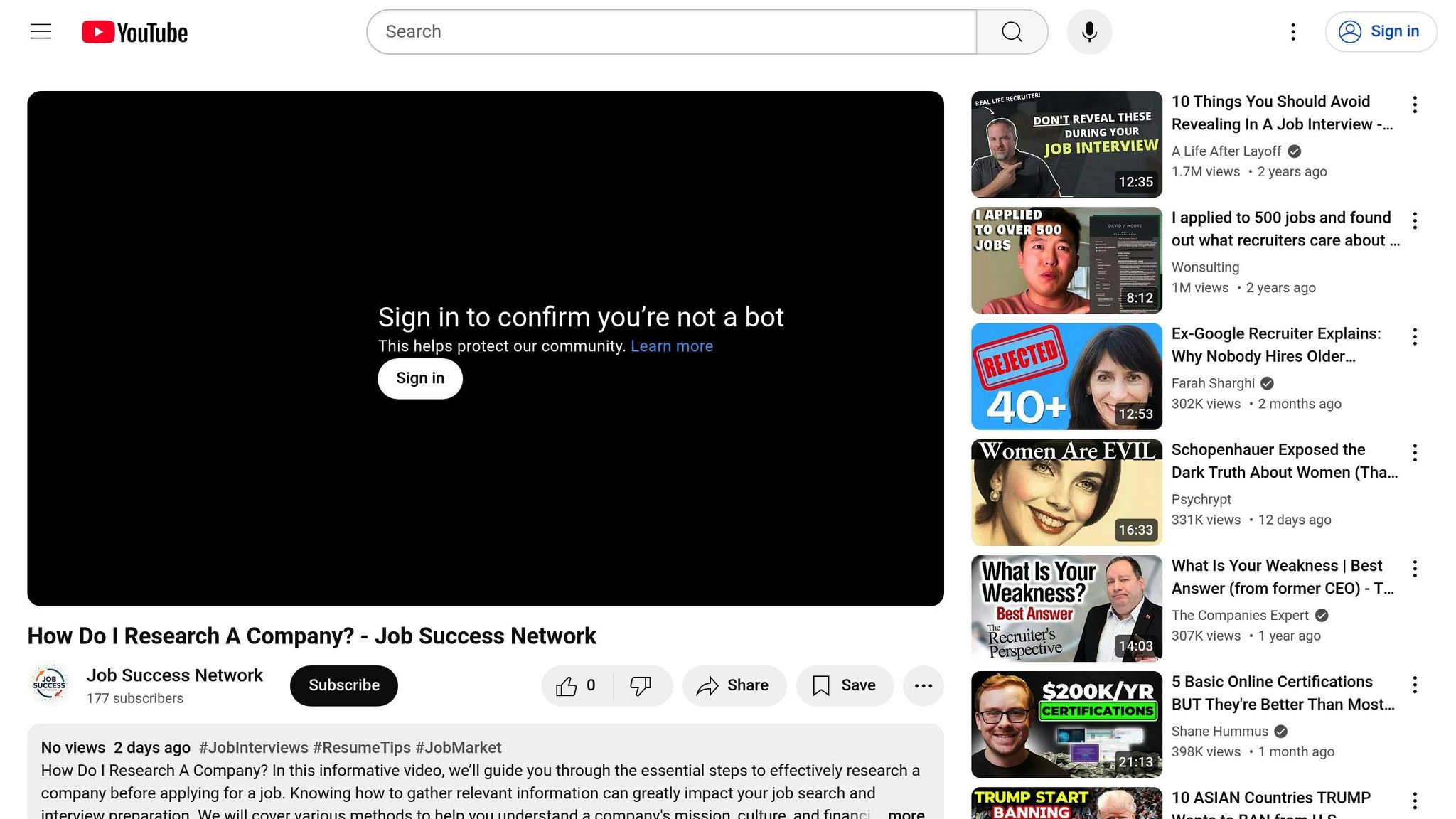 Job Success Network