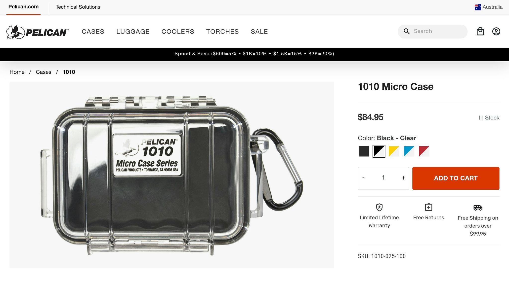 Pelican 1010 Micro Case