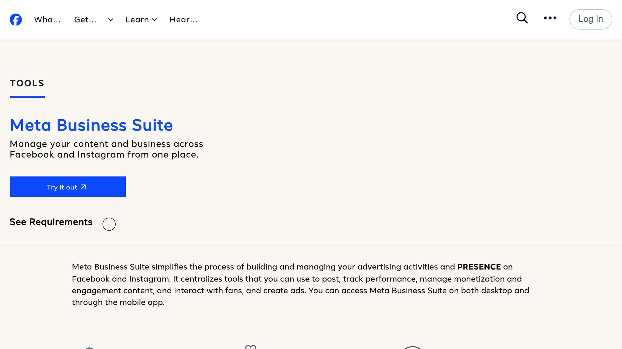 Meta Business Suite