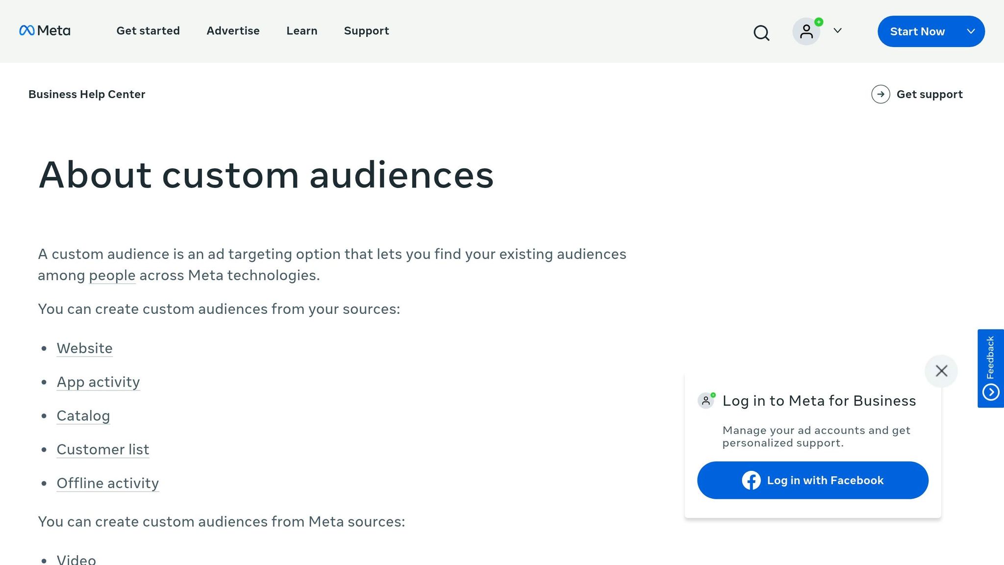 Custom Audiences