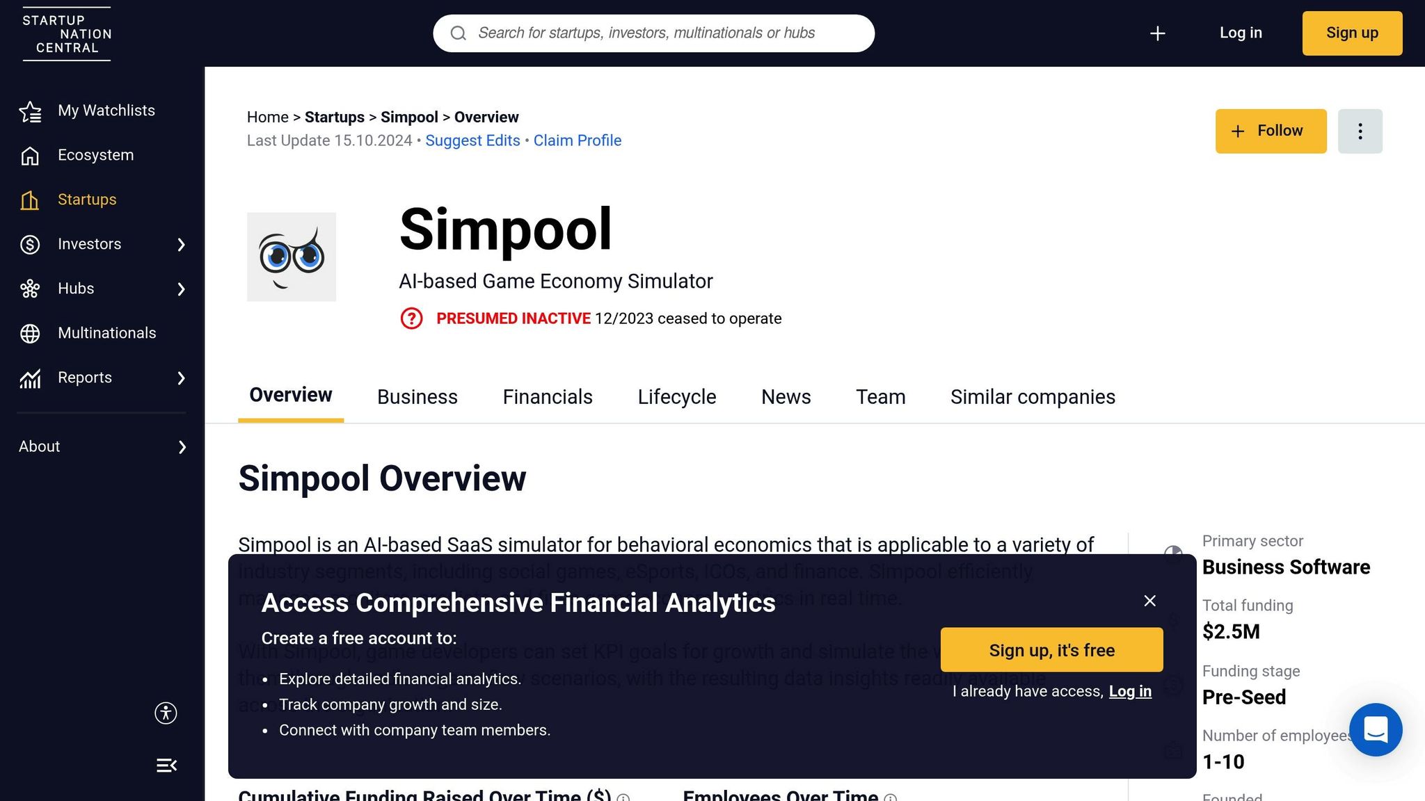 Simpool