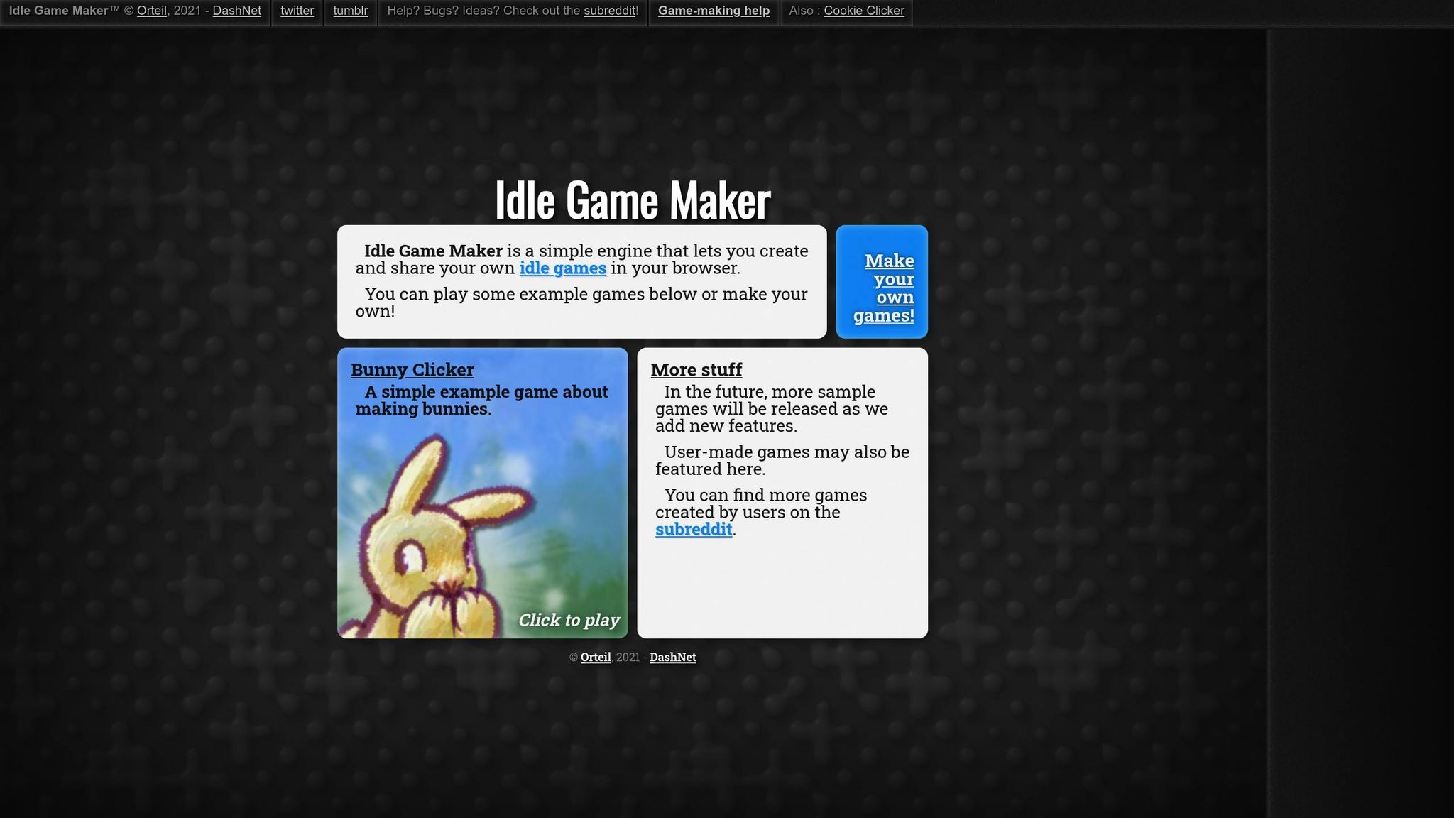 Idle Game Maker