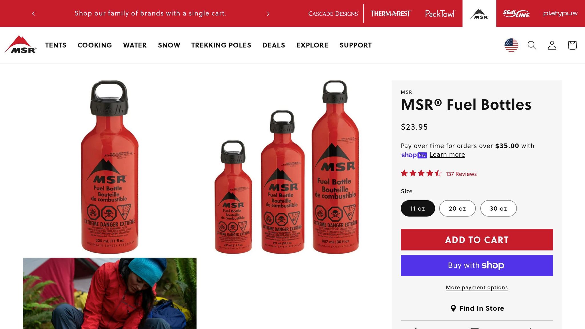 MSR Fuel Bottles