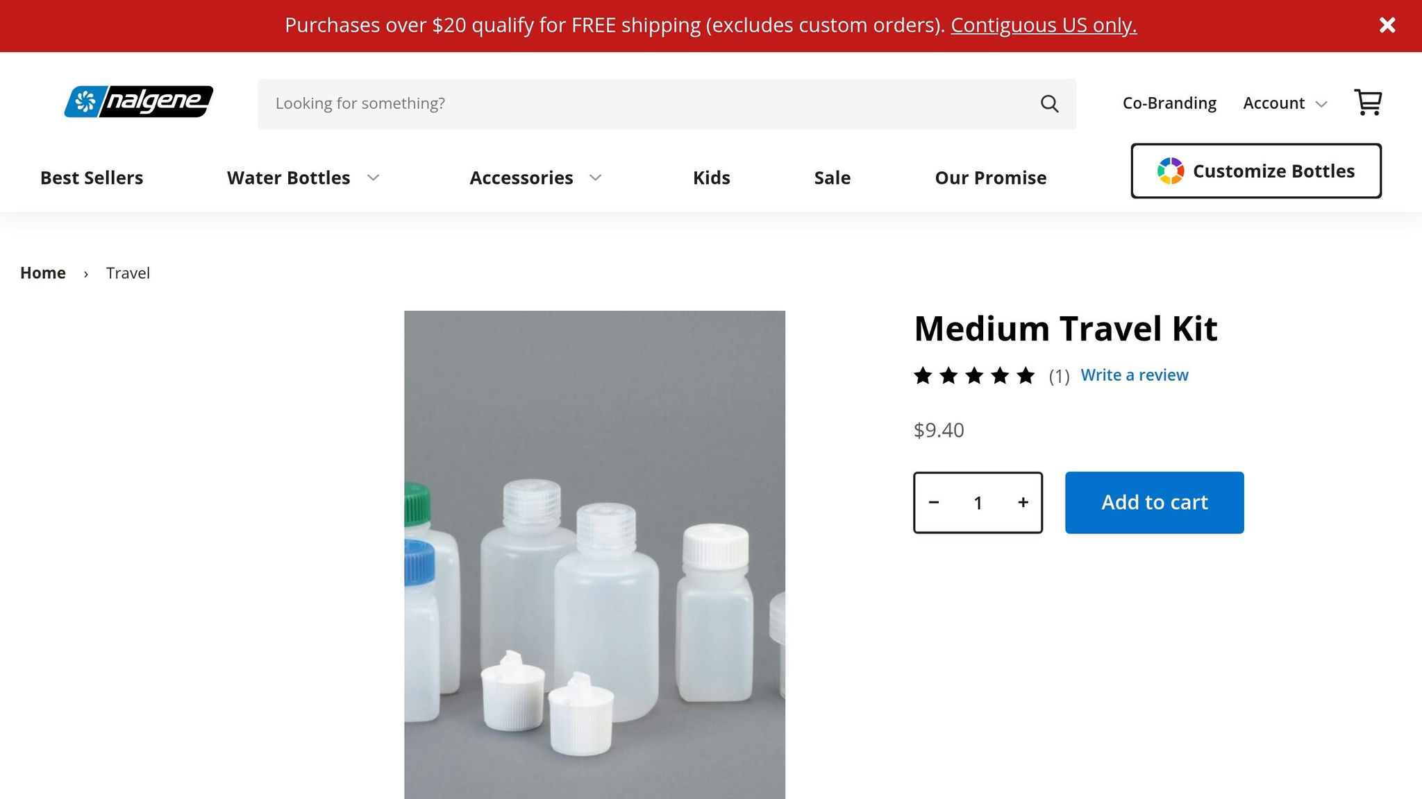 Nalgene Travel Bottles