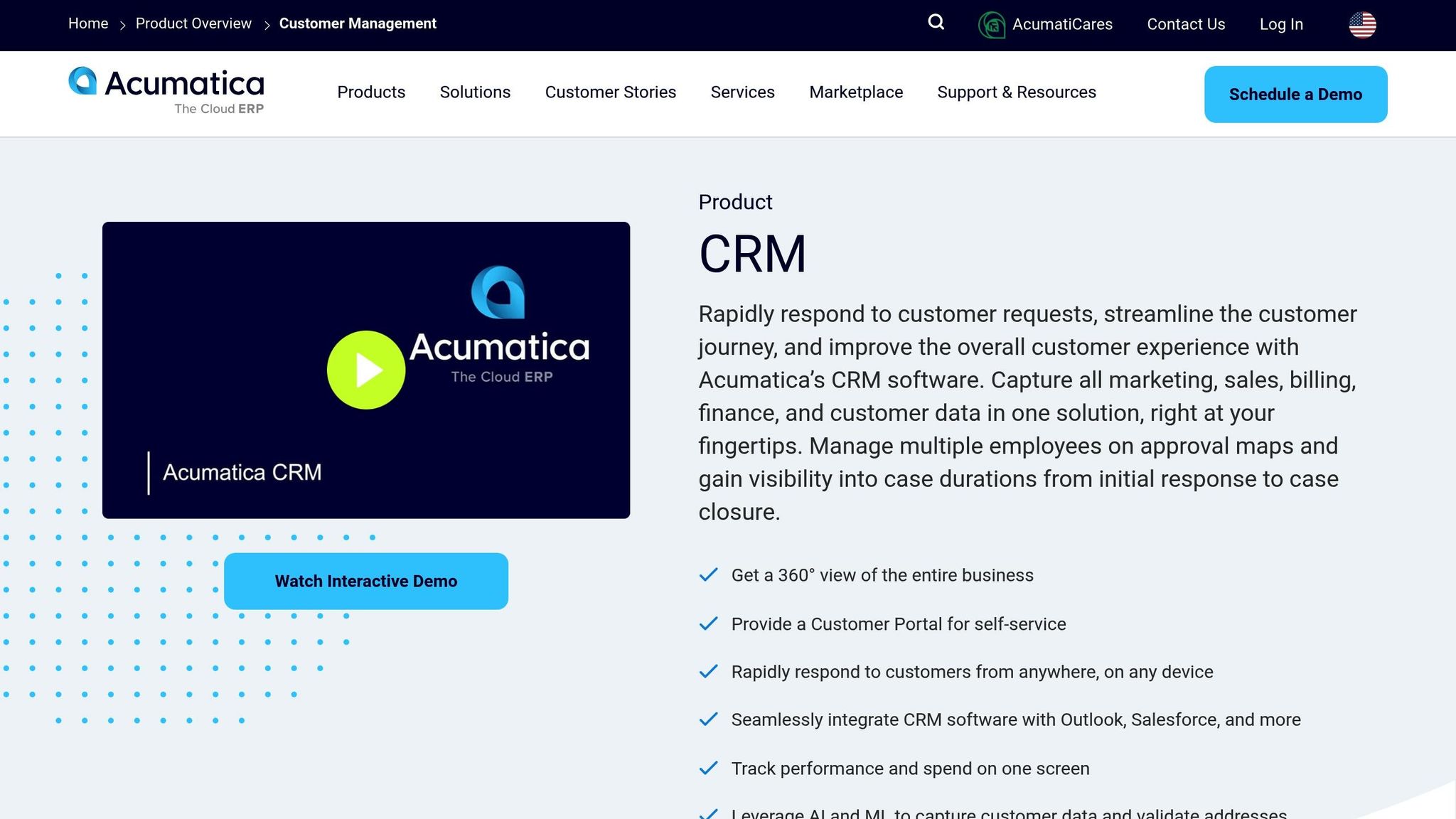 Acumatica CRM