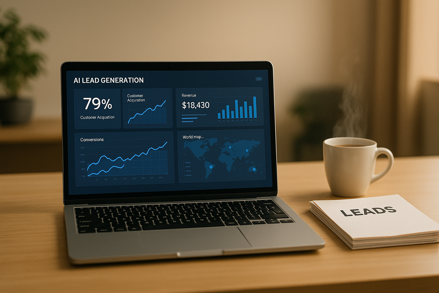 "We cut customer acquisition costs by 68% using our AI lead generation system - here's how"