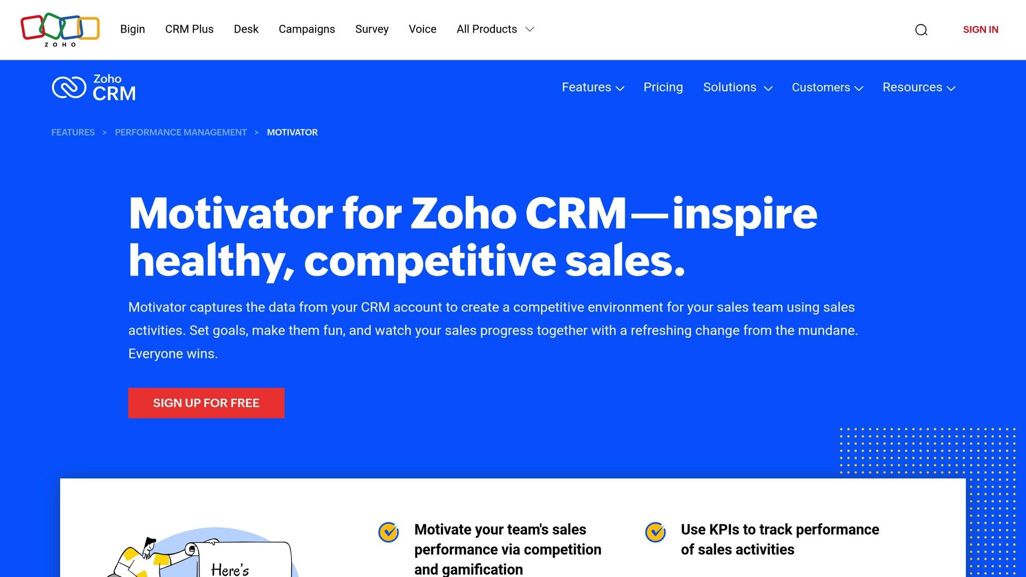 Zoho Motivator