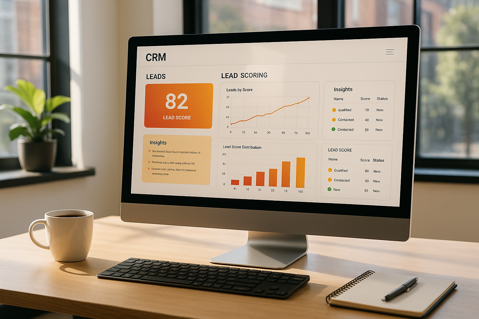 AI-Powered Lead Scoring for CRM Platforms