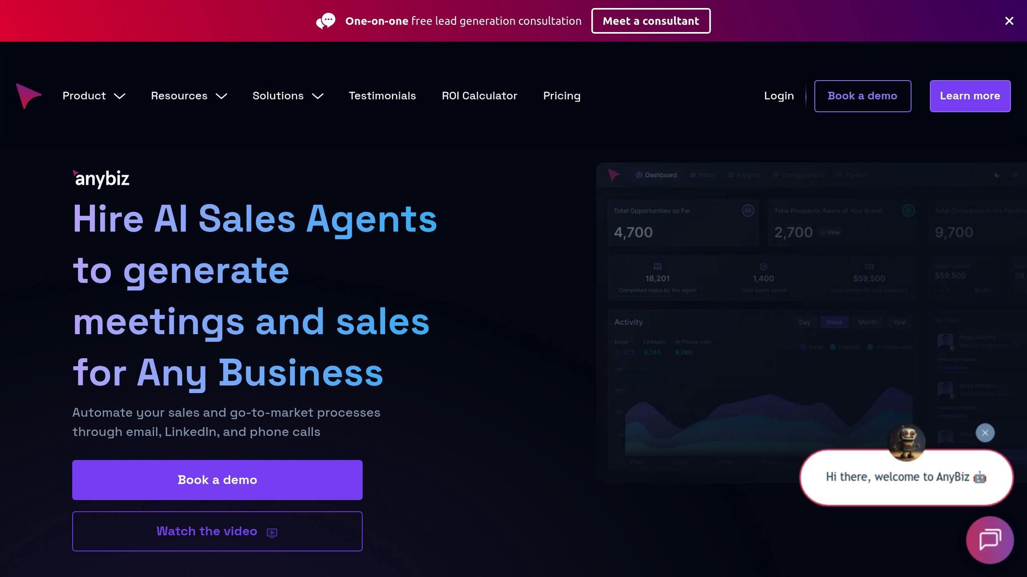 AnyBiz AI Sales Agent