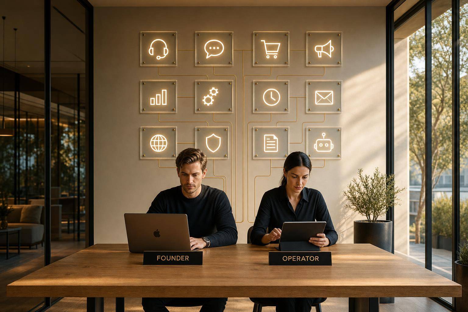 AI-First SaaS Org: 1 Founder, 1 Operator