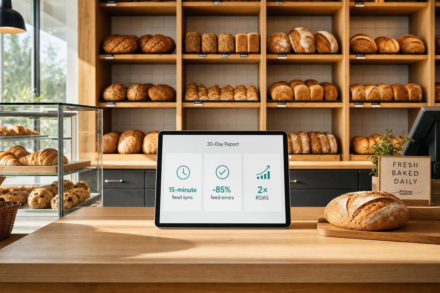 Product Feed Agent: 30-Day Bakery Results