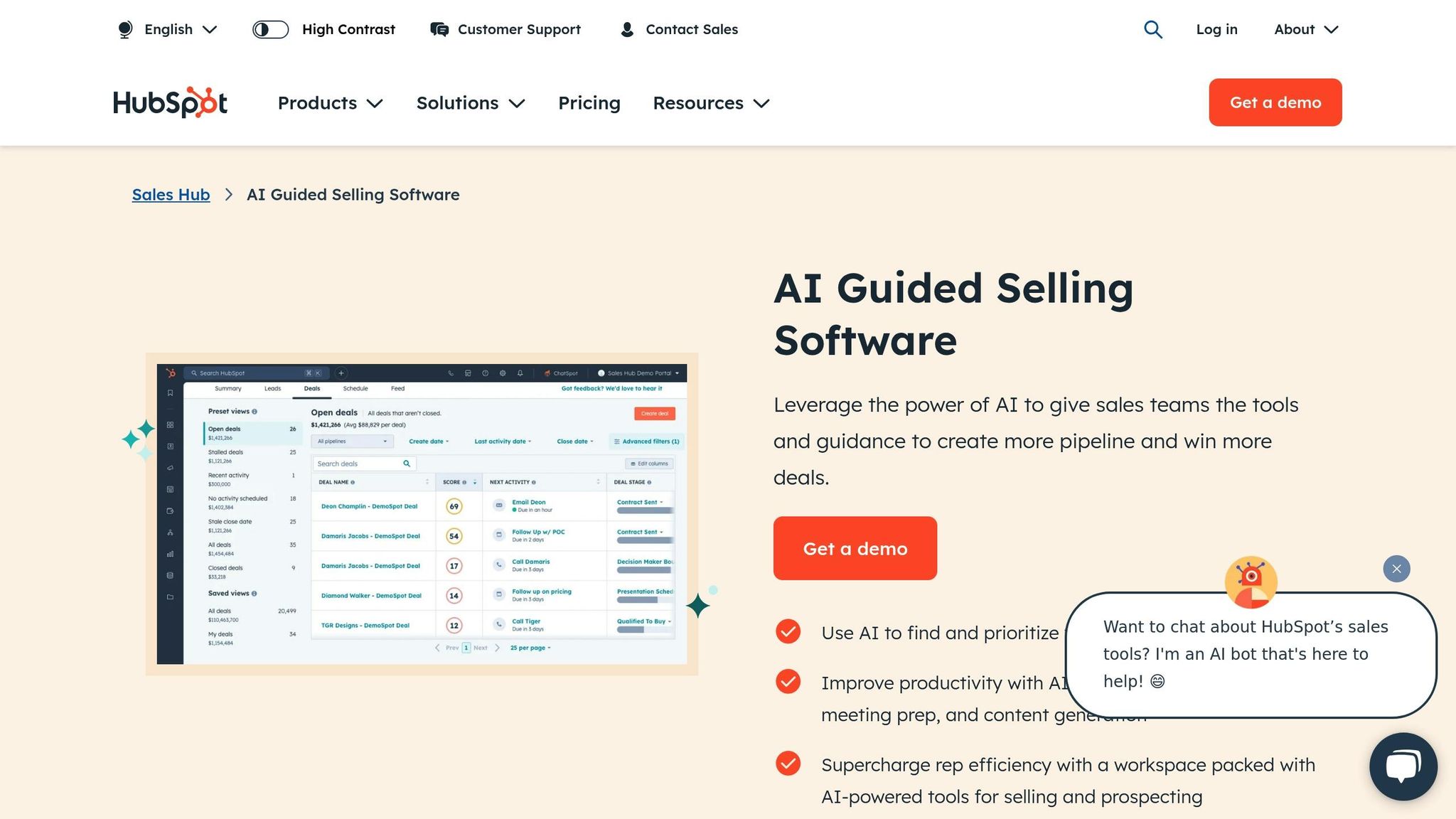 HubSpot Sales Hub