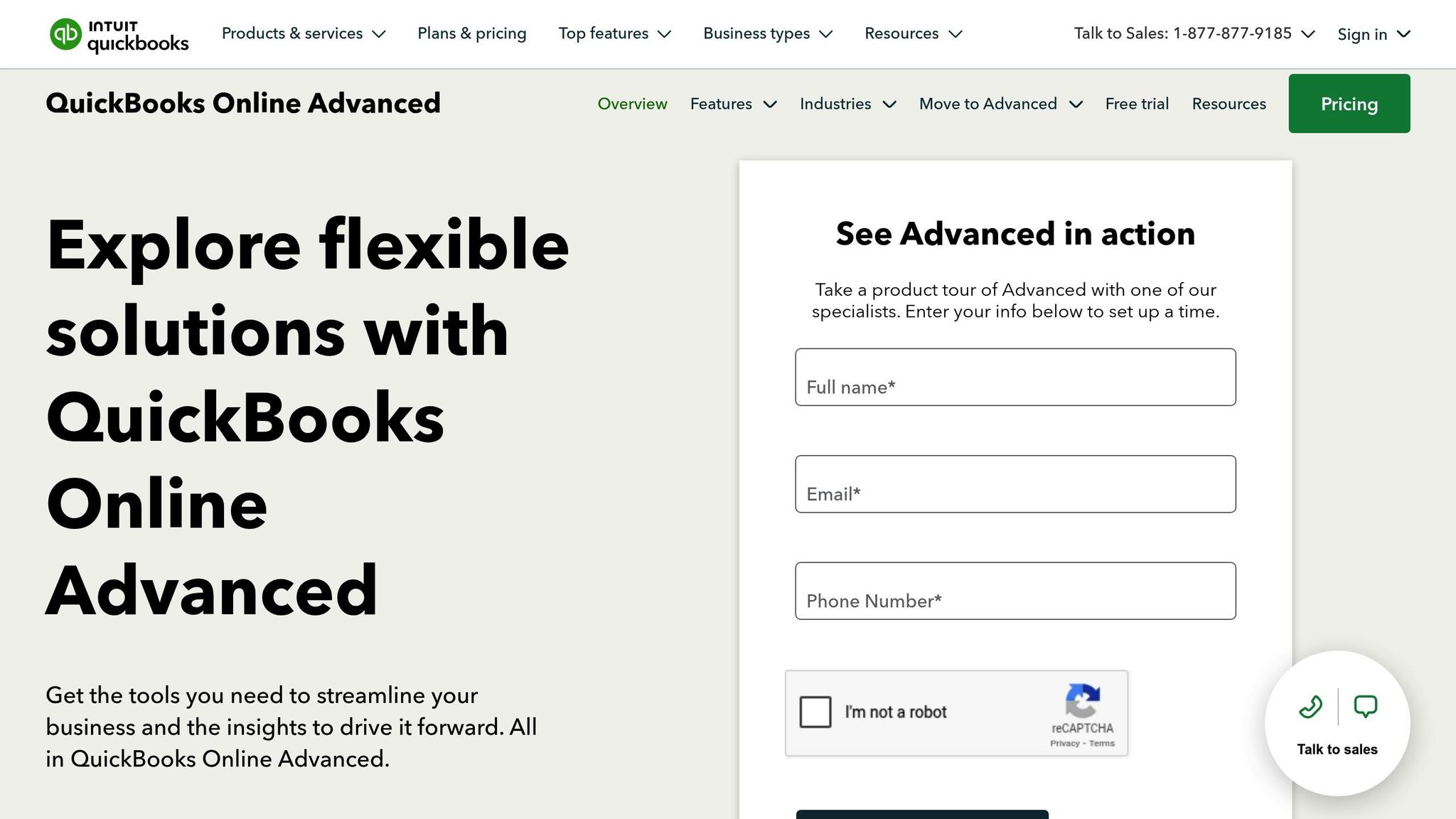 QuickBooks Online Advanced