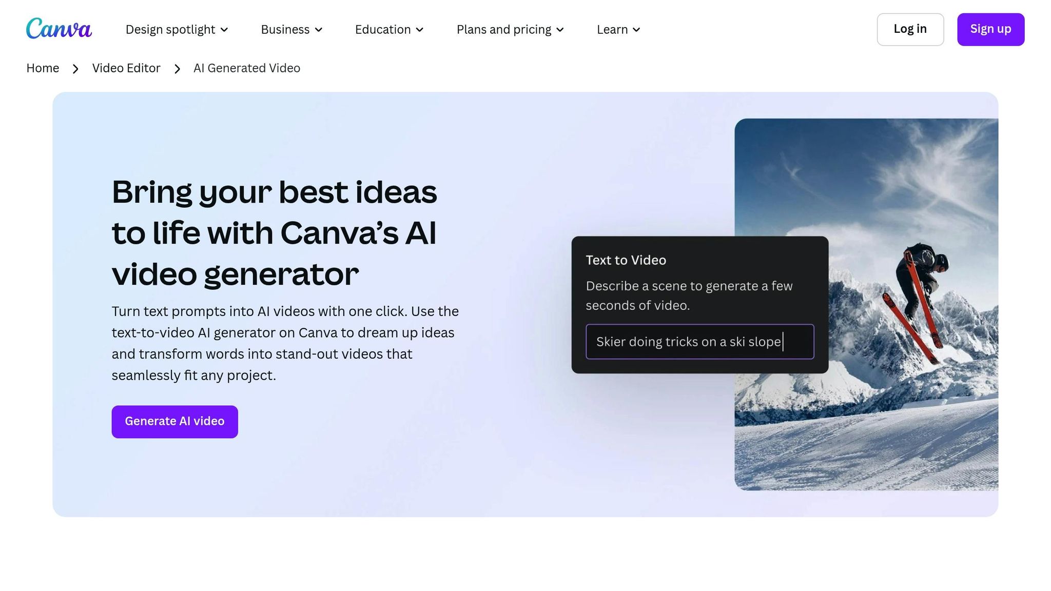 Canva Magic Video