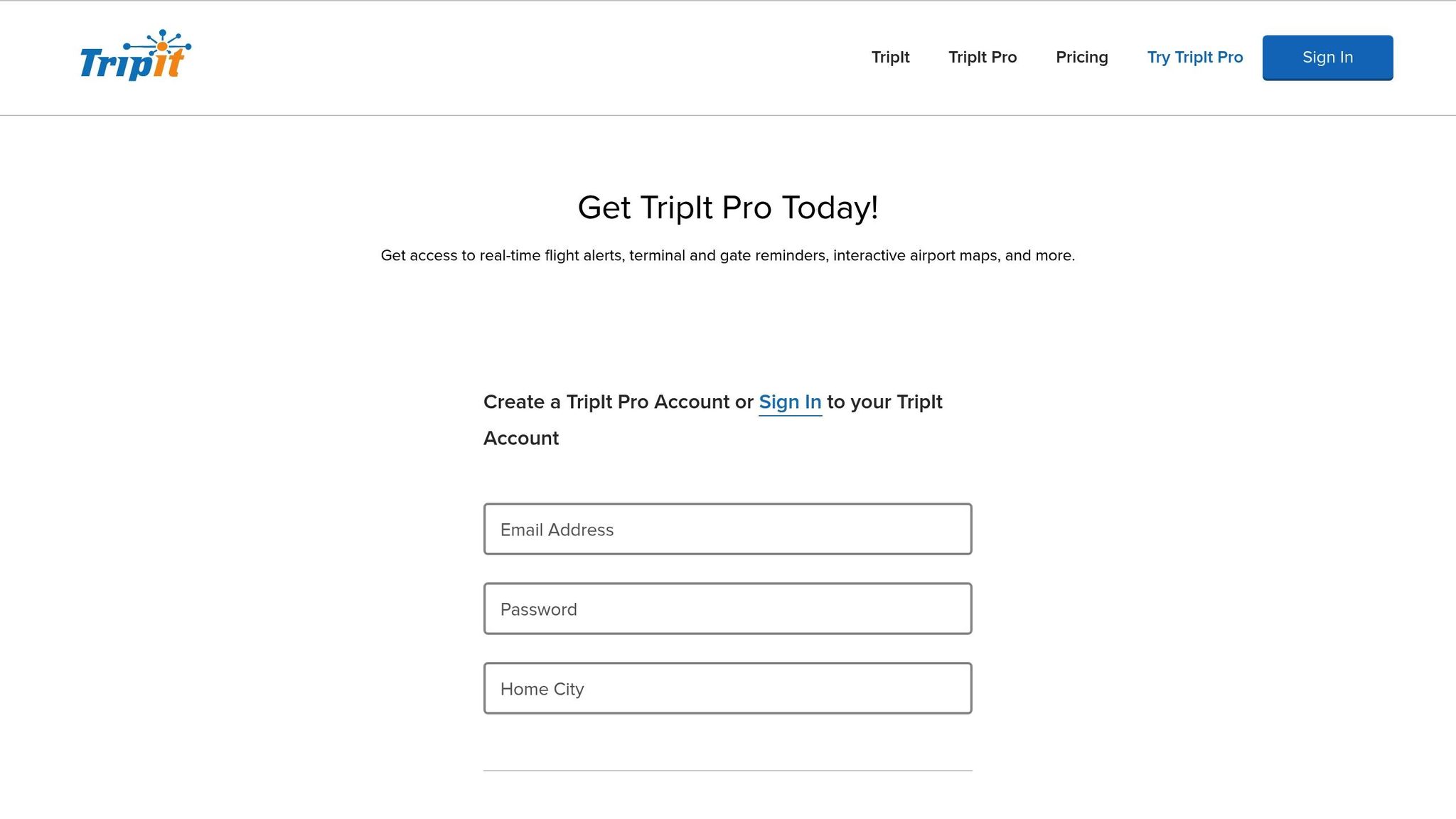 TripIt Pro