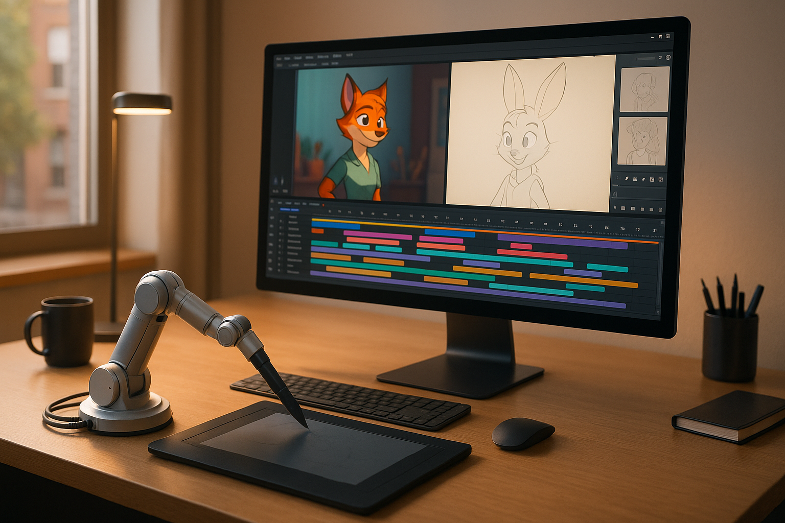 How AI Tools Simplify Animation Workflows