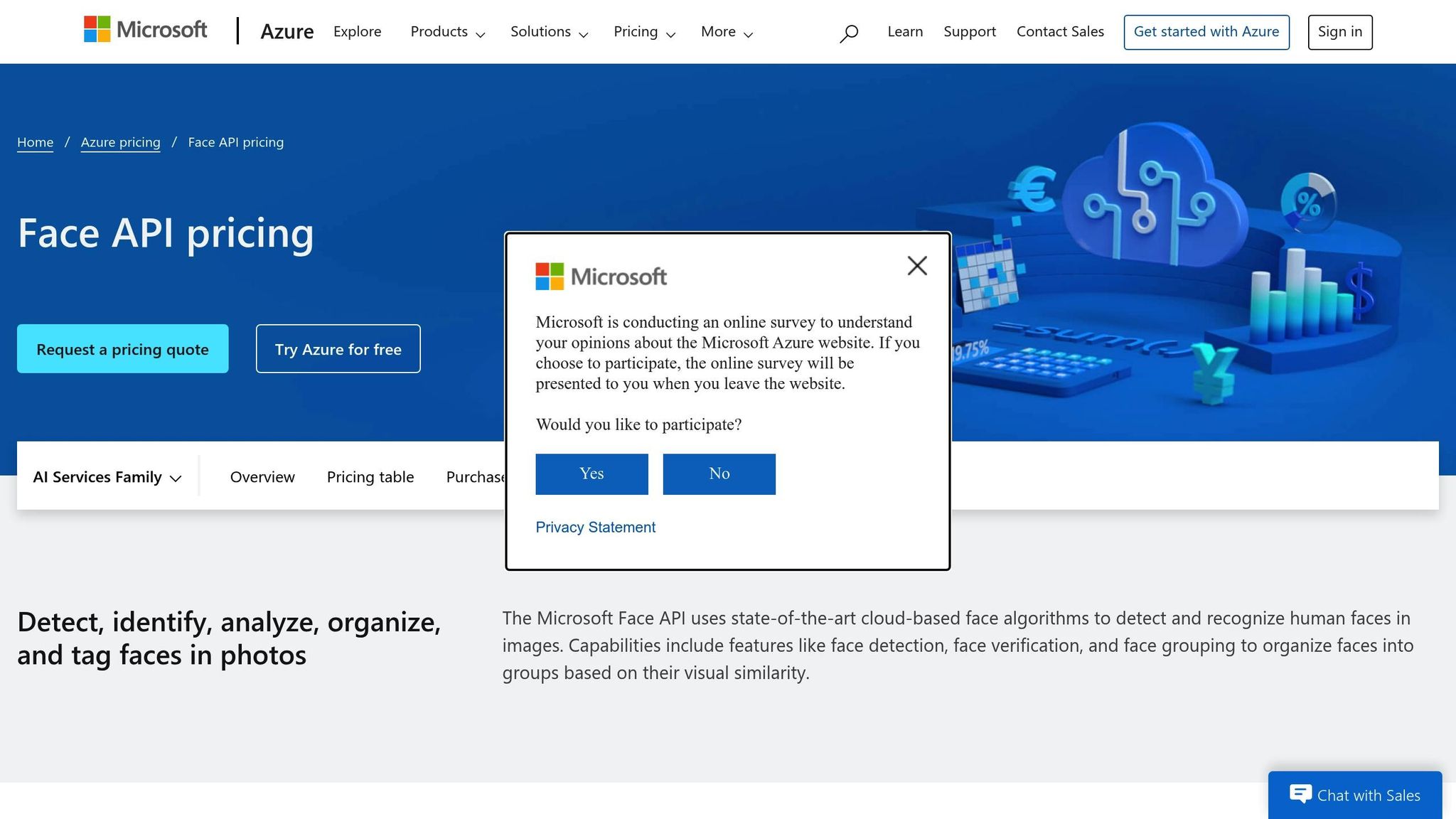 Microsoft Azure Face API