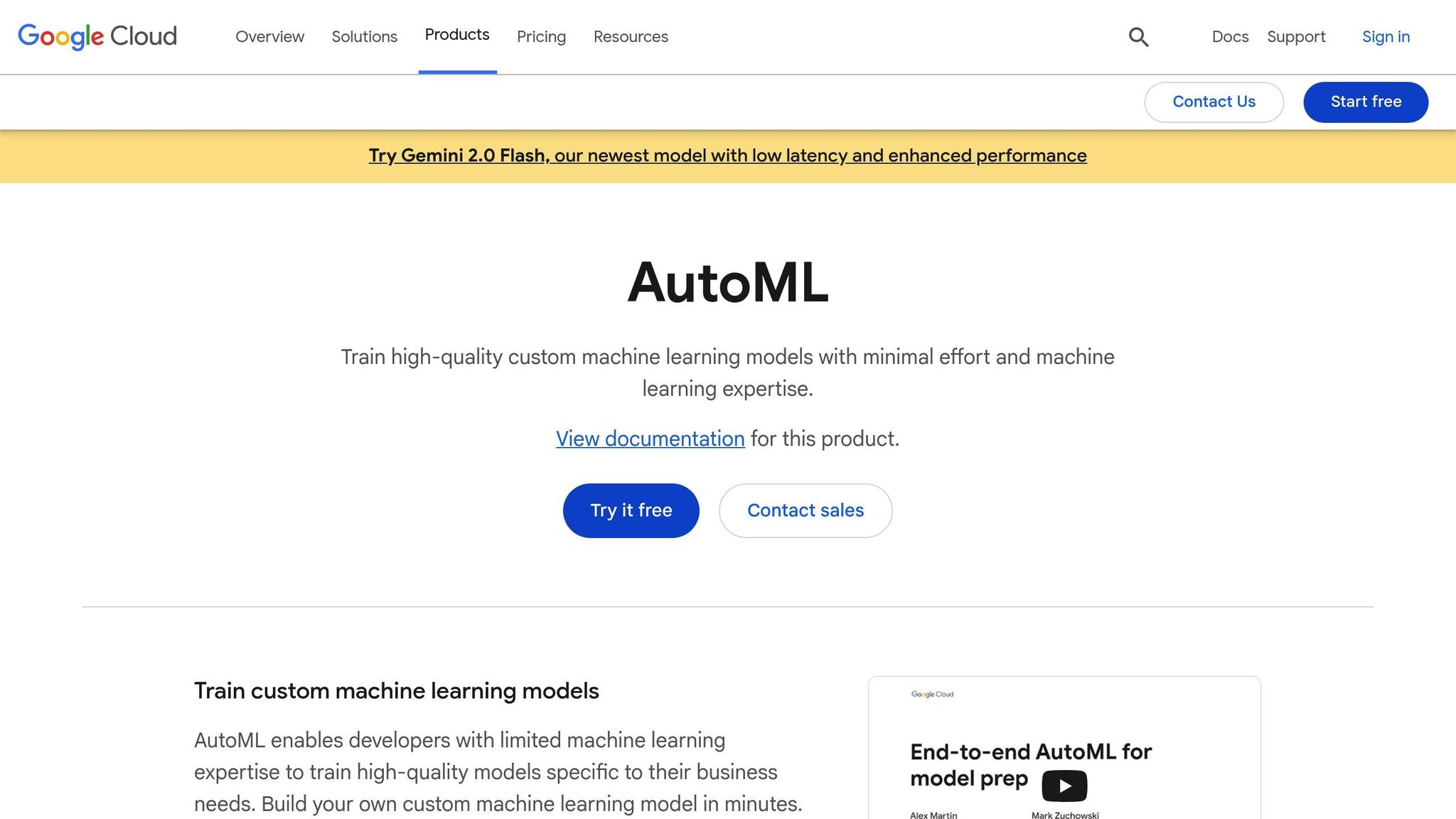 Google AutoML