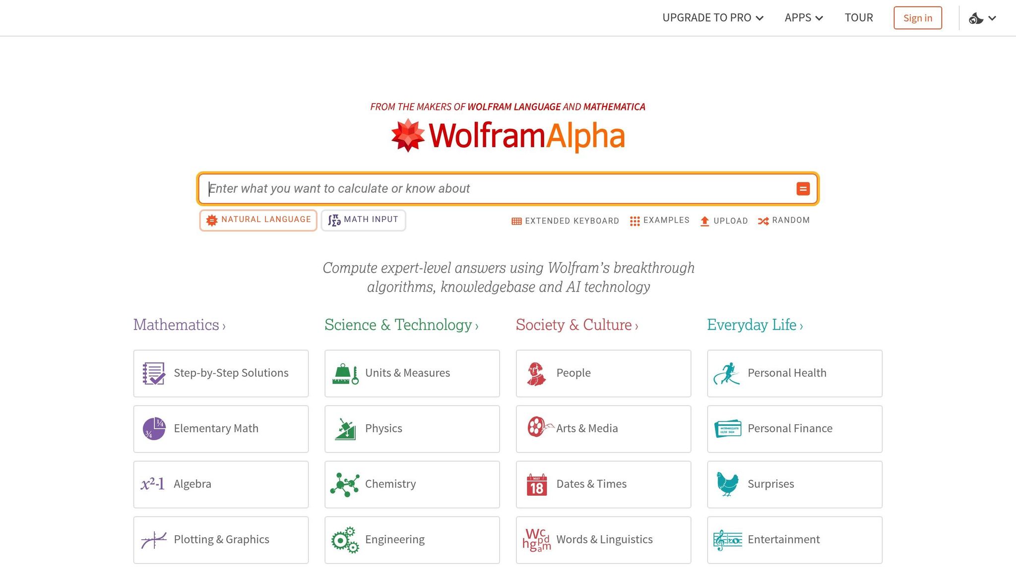 Wolfram Alpha