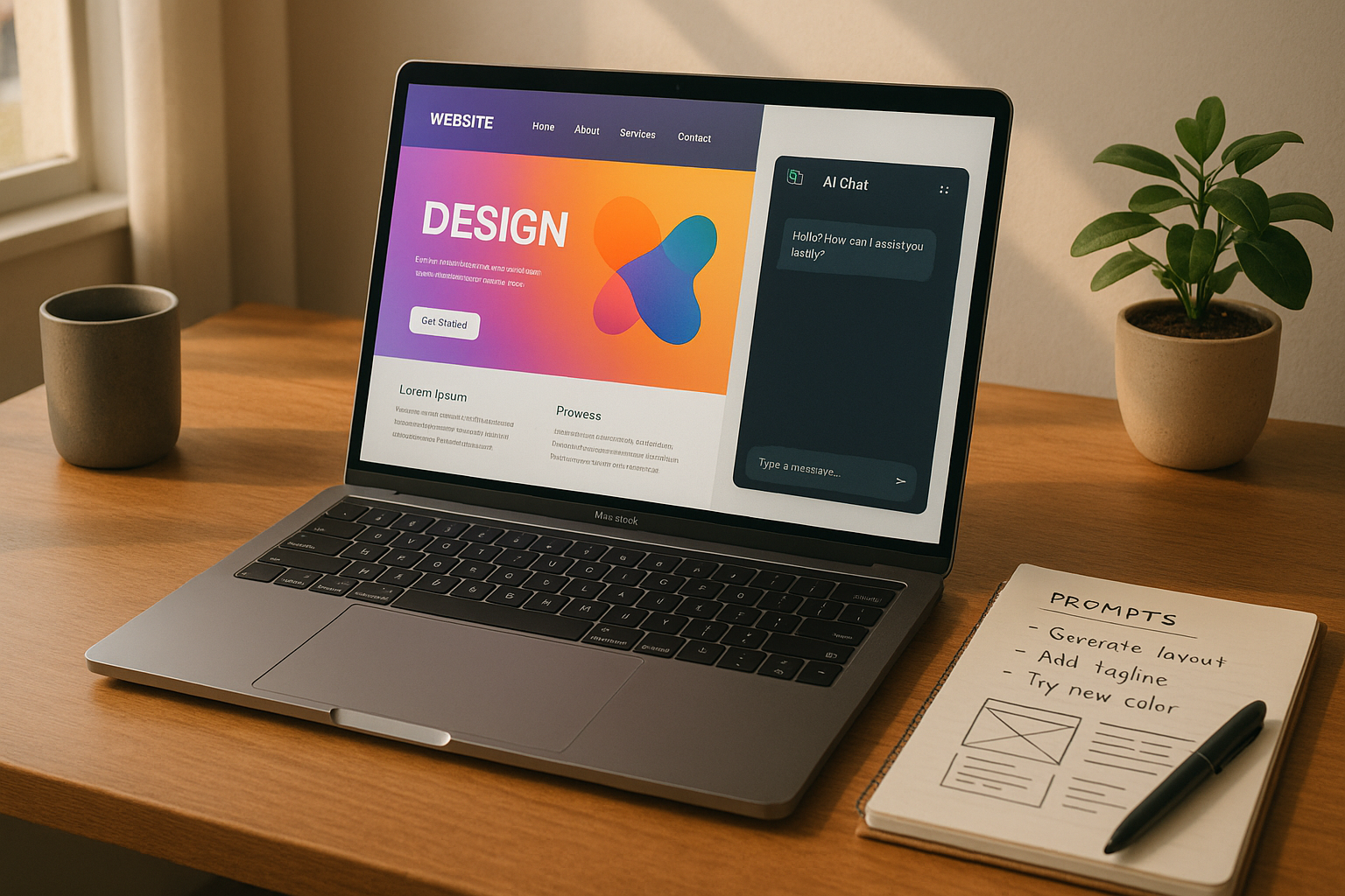 How AI Shapes Web Design: Agents, LLMs, Prompts