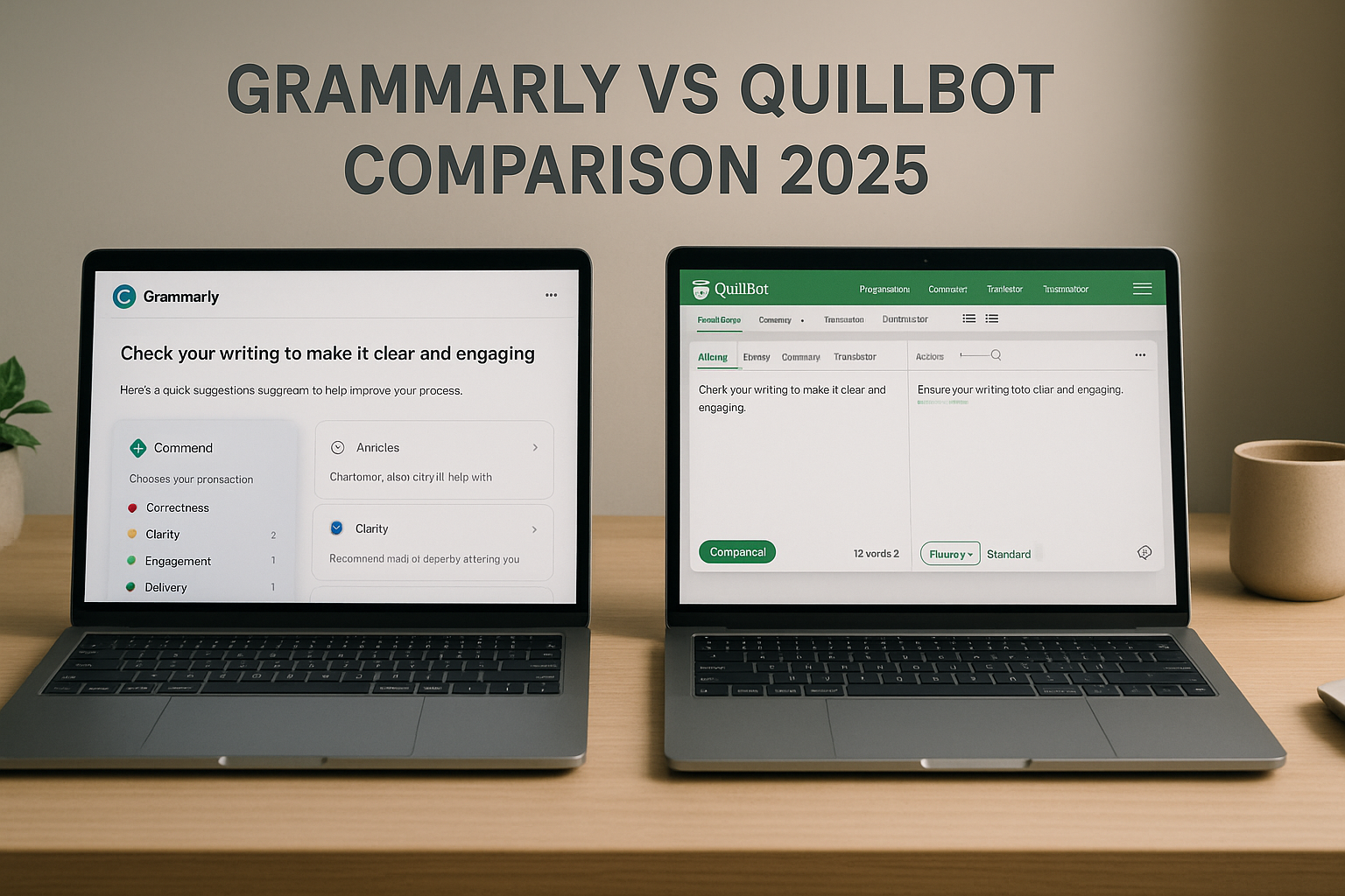 Grammarly vs QuillBot: Comparison 2025