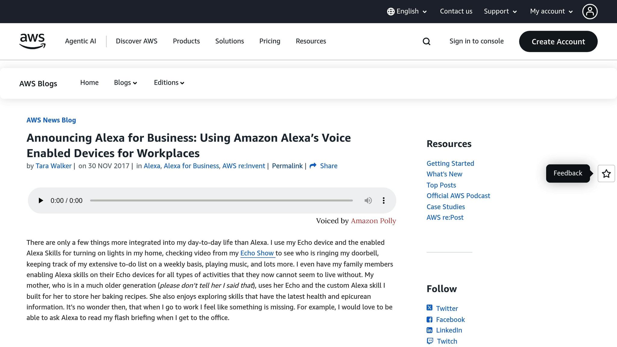 Amazon Alexa for Business