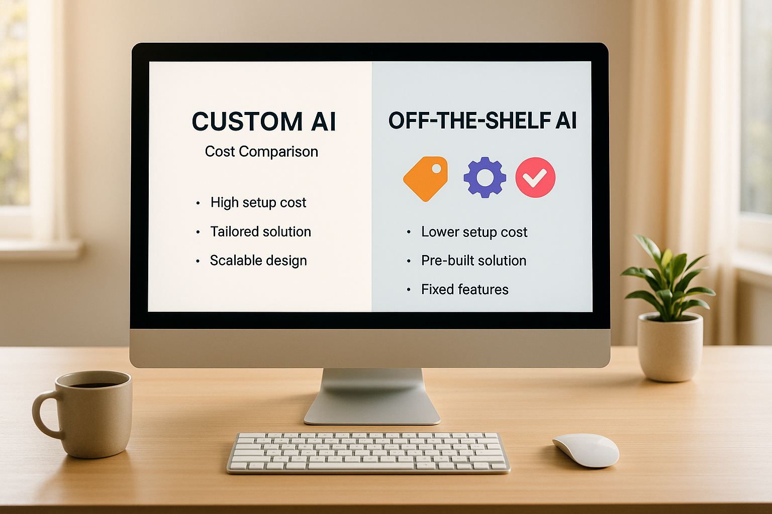 Custom AI vs. Off-the-Shelf: Cost Comparison