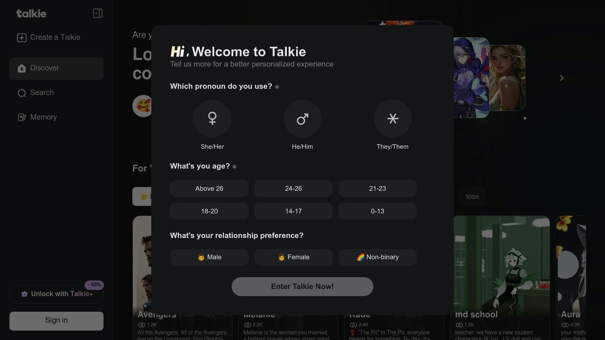 Talkie AI