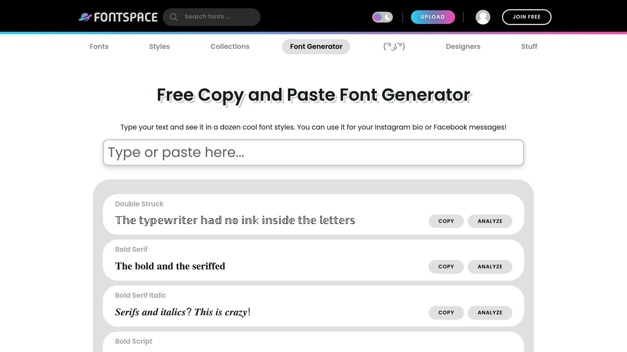 Fontspace AI Font Generator