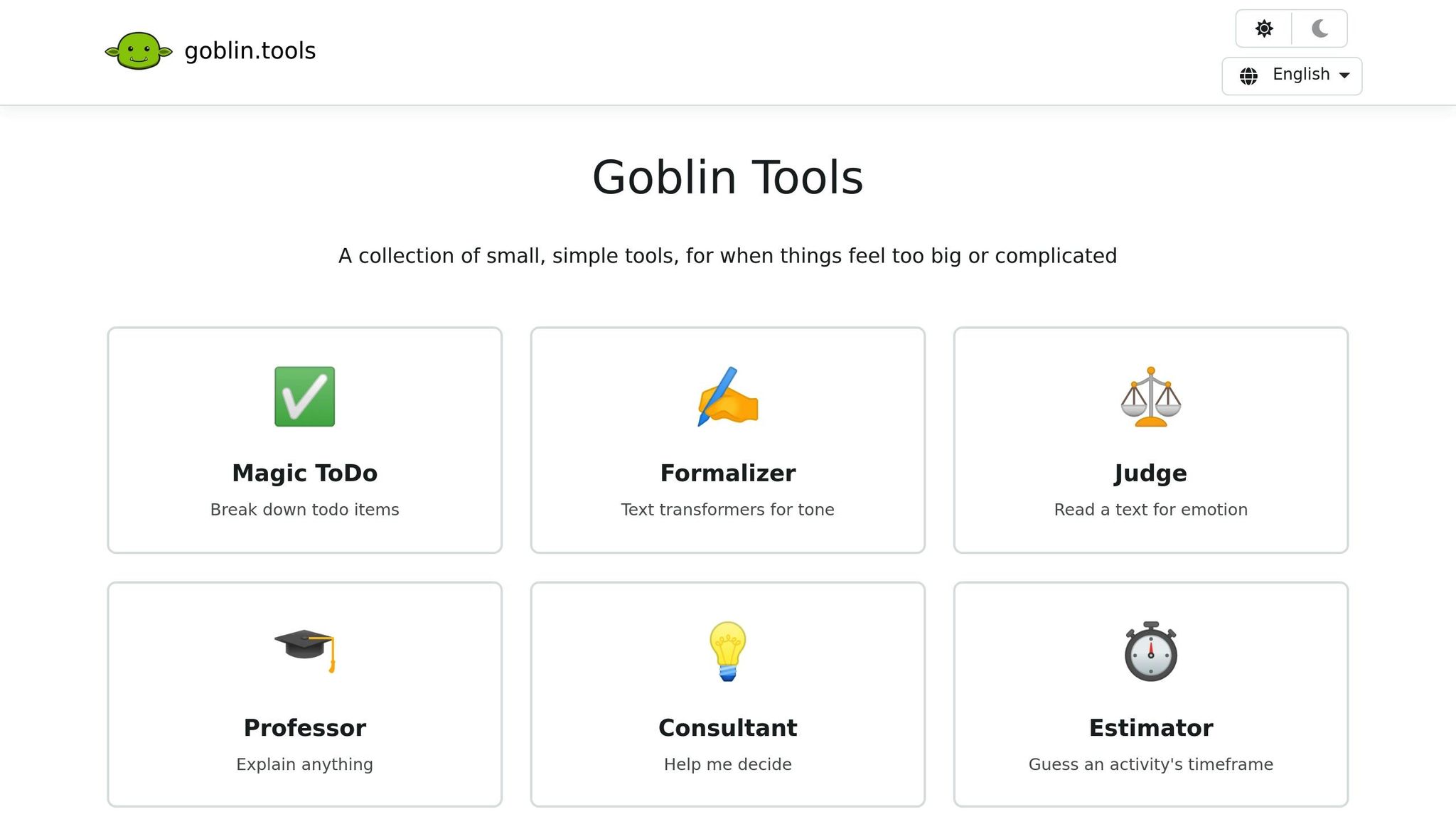 Goblin Tools