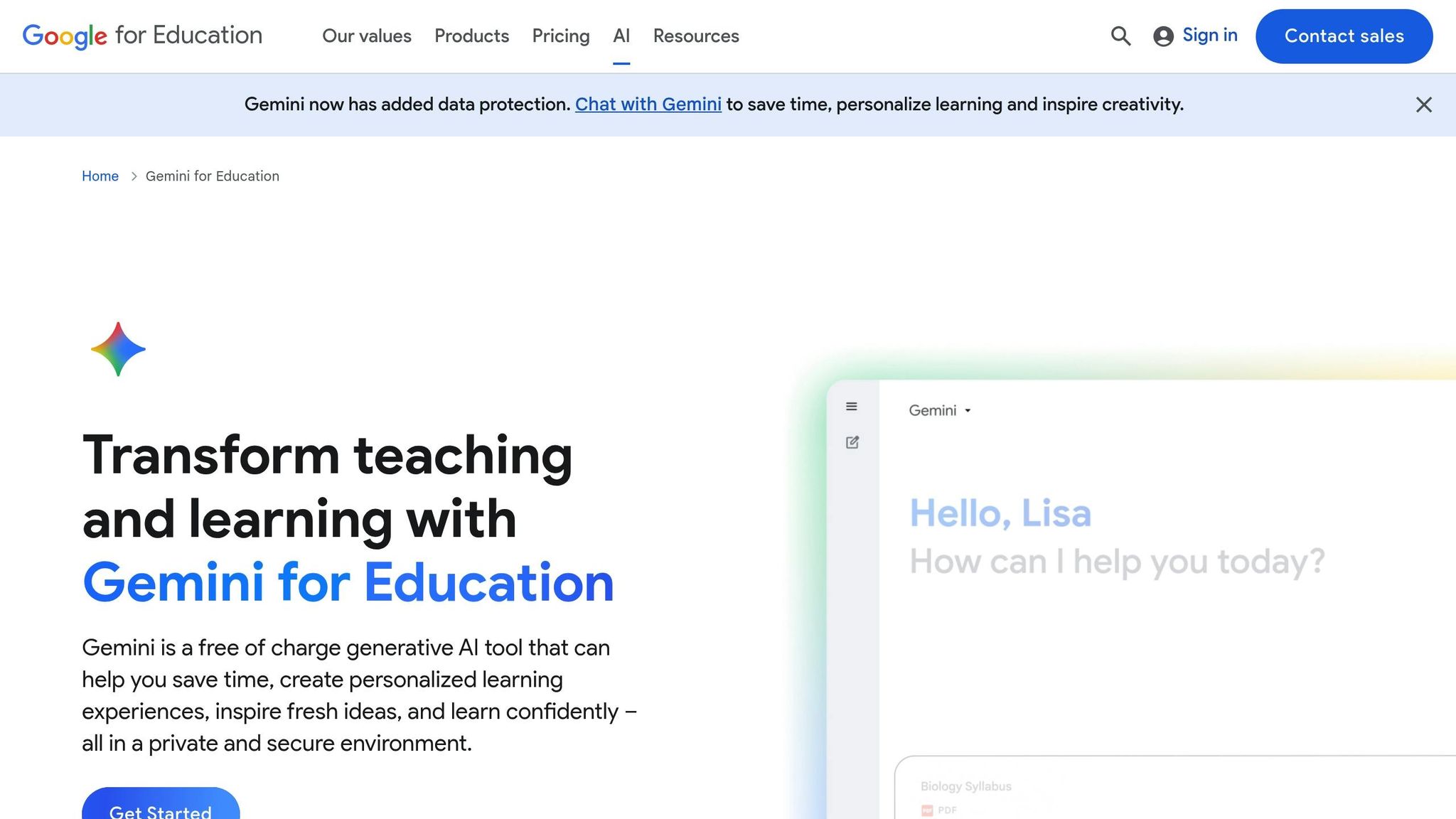 Google Gemini for Education