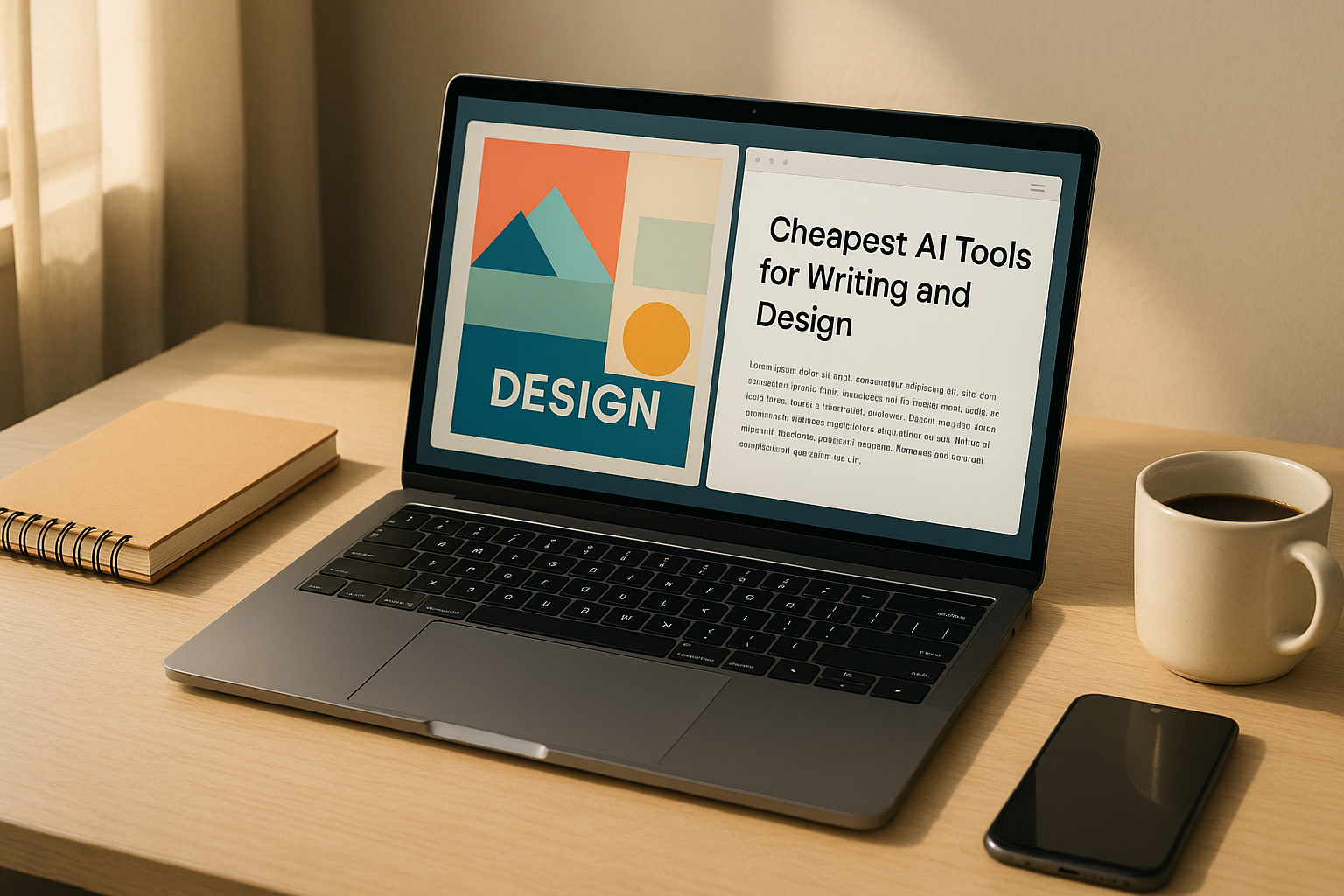 Cheapest AI Tools for Writing and Design