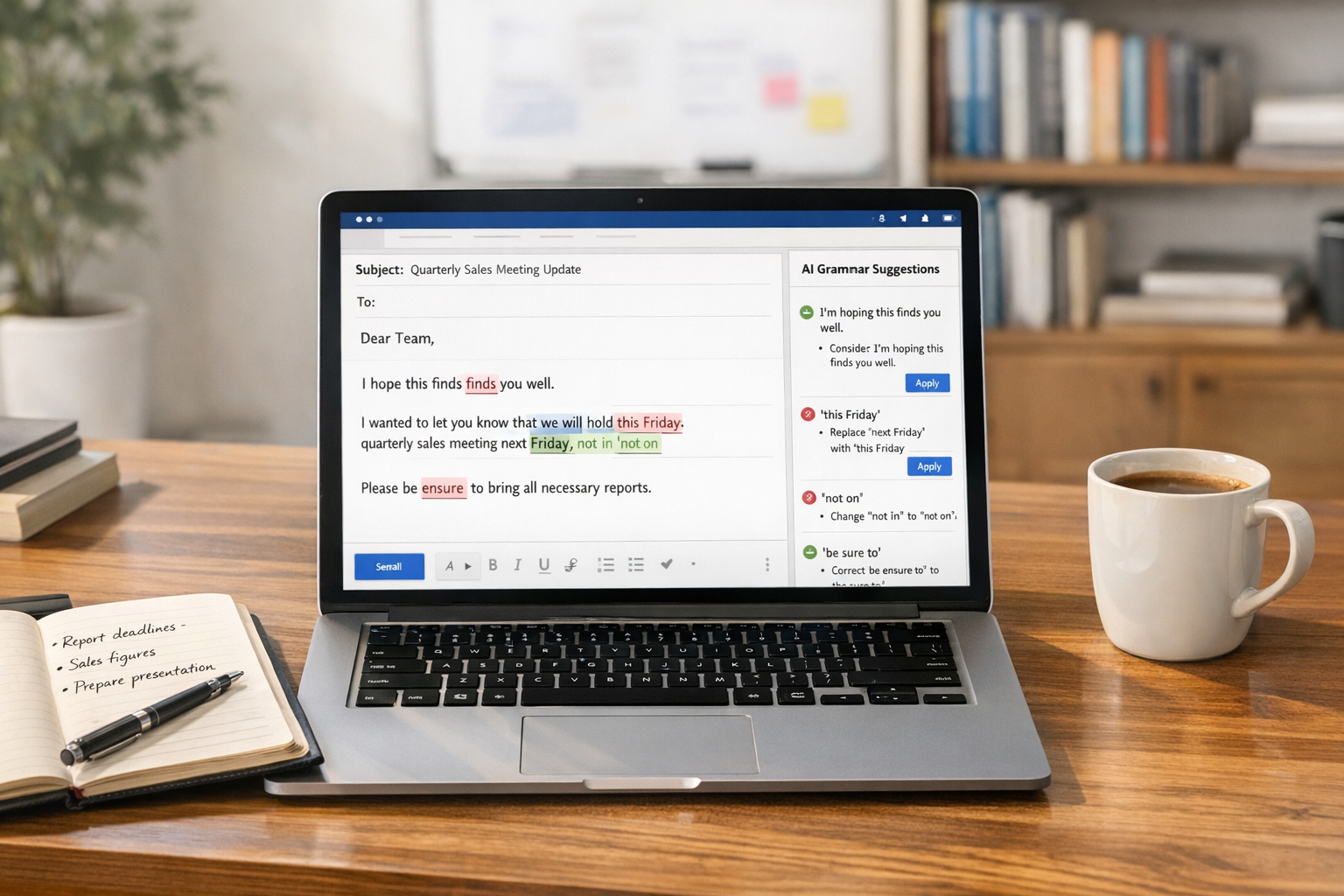 AI Grammar Tools for Business Writing